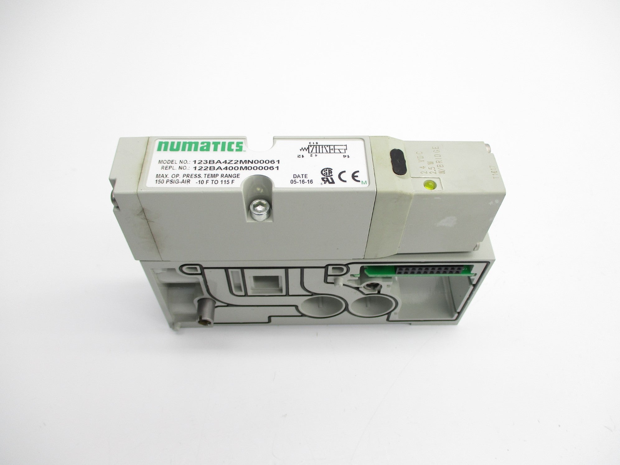 NUMATICS 123BA4Z2MN00061 24VDC 150PSIG NSNP