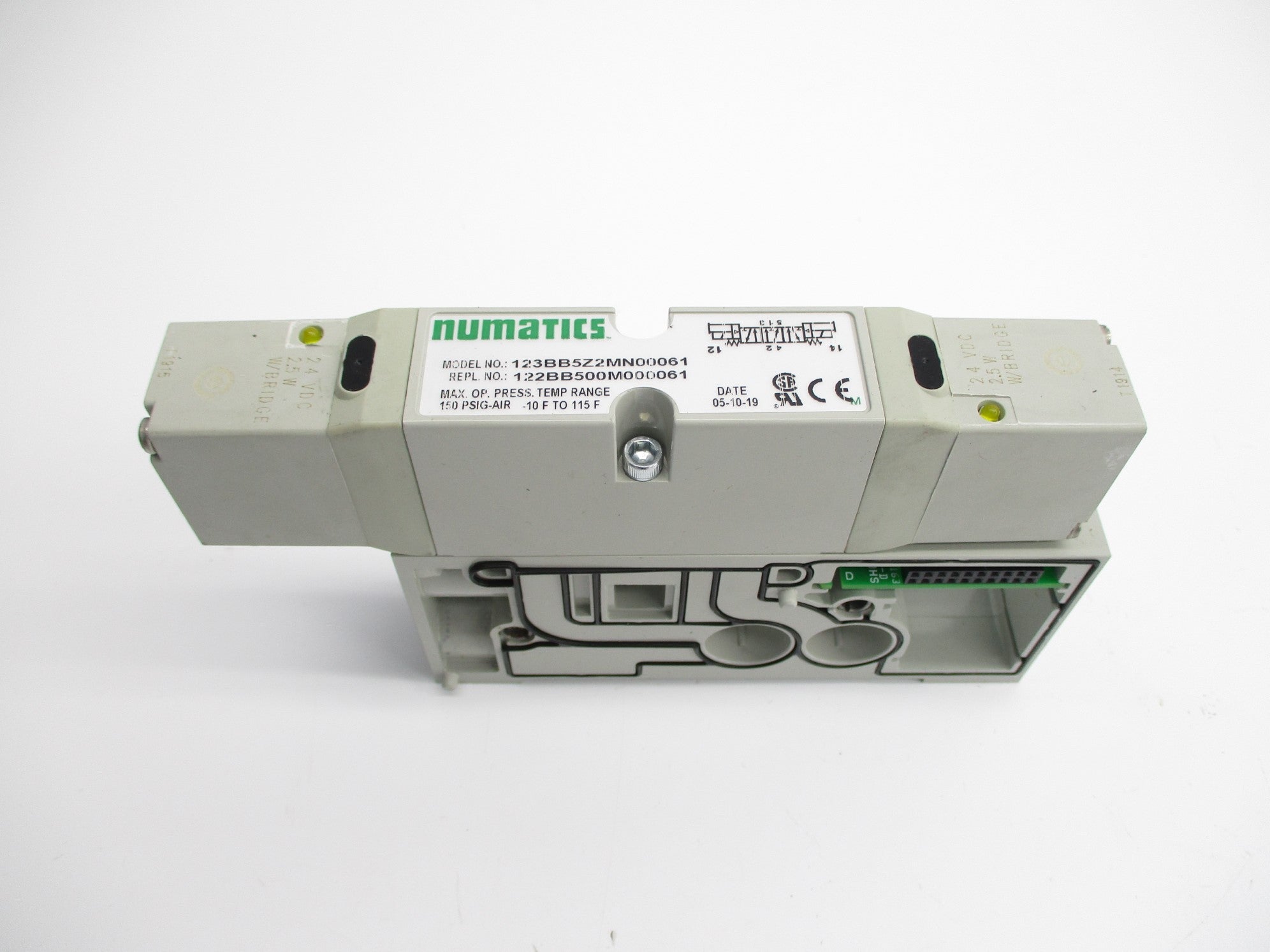 NUMATICS 123BB5Z2MN00061 24VDC 150PSIG NSNP
