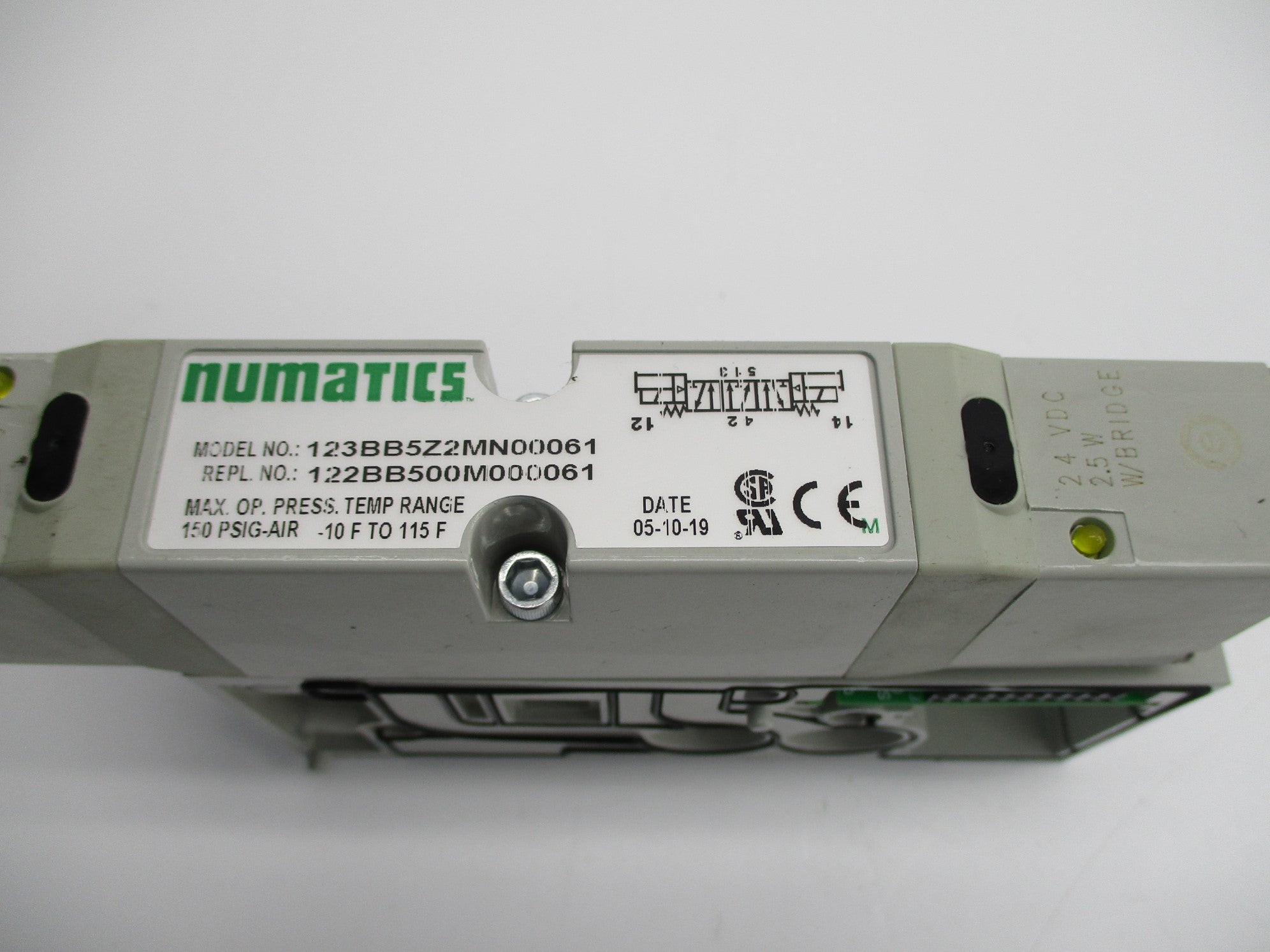 NUMATICS 123BB5Z2MN00061 24VDC 150PSIG NSNP