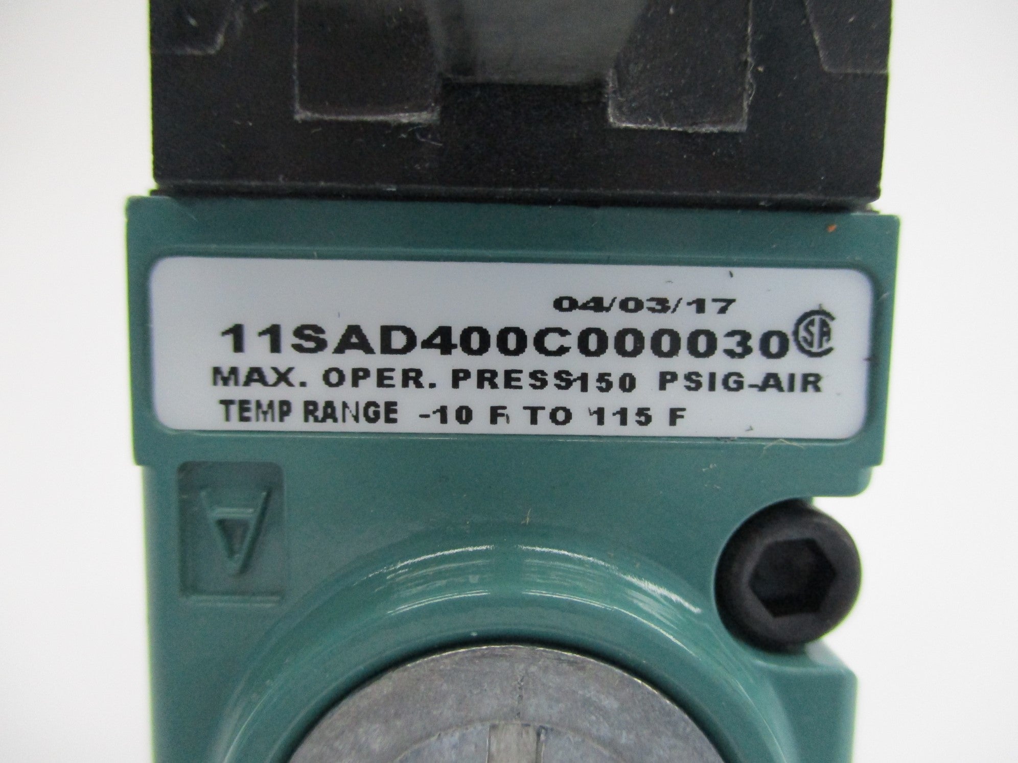 NUMATICS 11SAD400C000030 110/120V 150PSIG (AS PICTURED) NSNP
