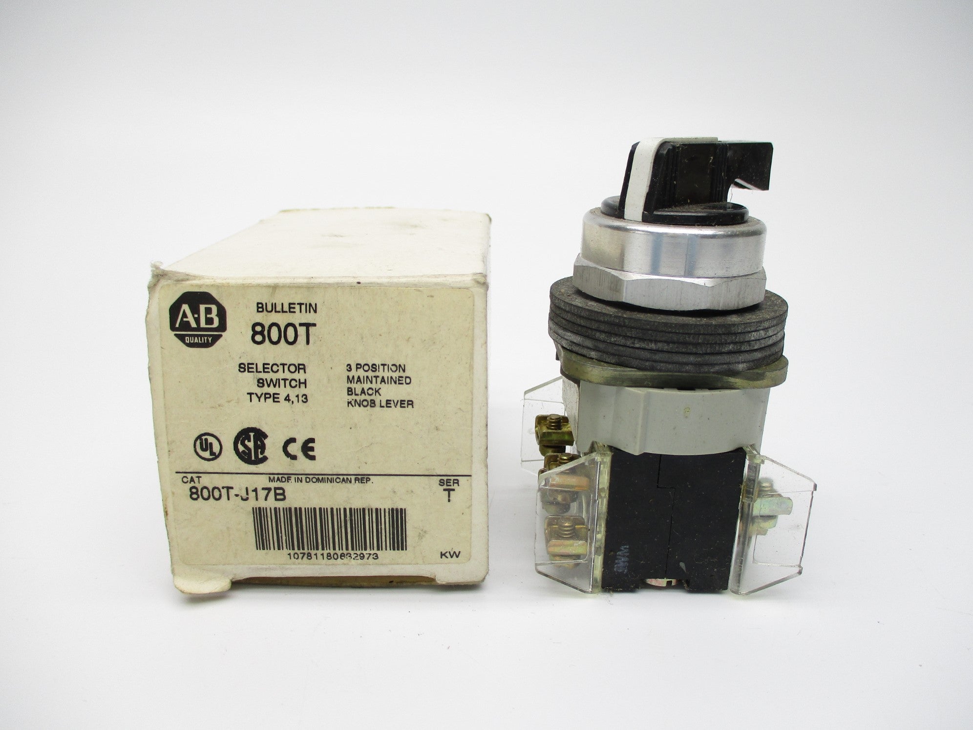 ALLEN BRADLEY 800T-J17B SER. T (WH) NSMP