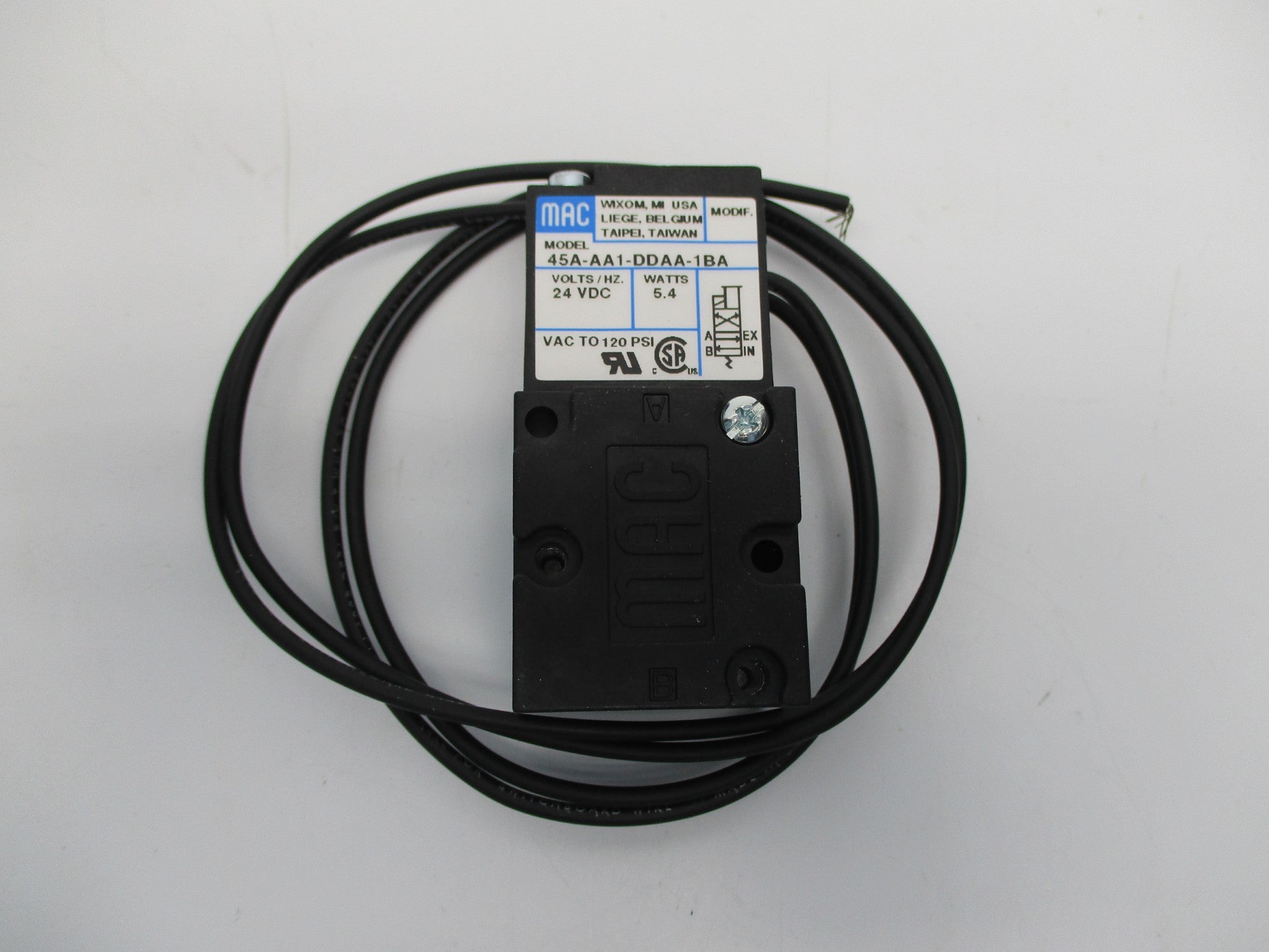 MAC 45A-AA1-DDAA-1BA 24VDC 120PSI NSMP