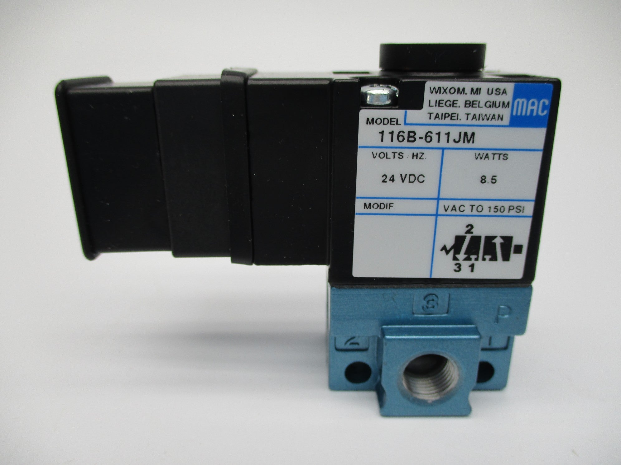 MAC 116B-611JM 24VDC 150PSI NSMP