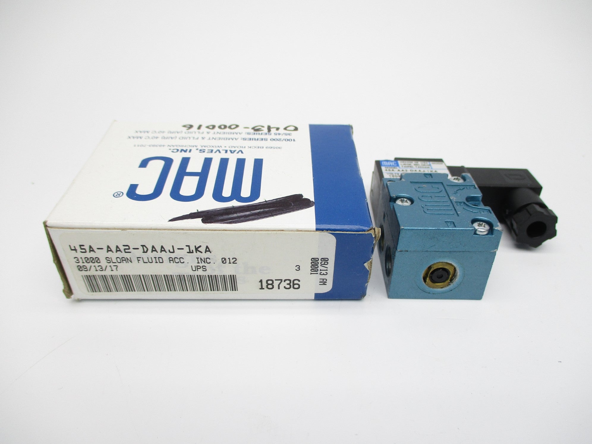 MAC 45A-AA2-DAAJ-1KA 110/120V 120PSI NSMP