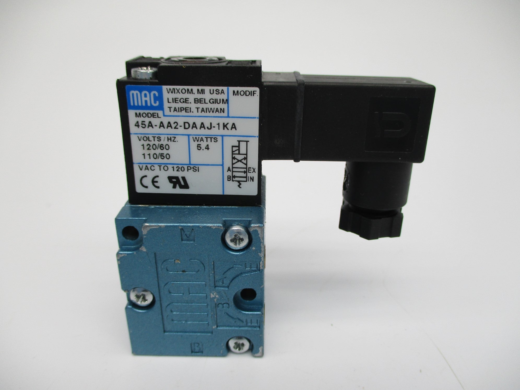 MAC 45A-AA2-DAAJ-1KA 110/120V 120PSI NSMP