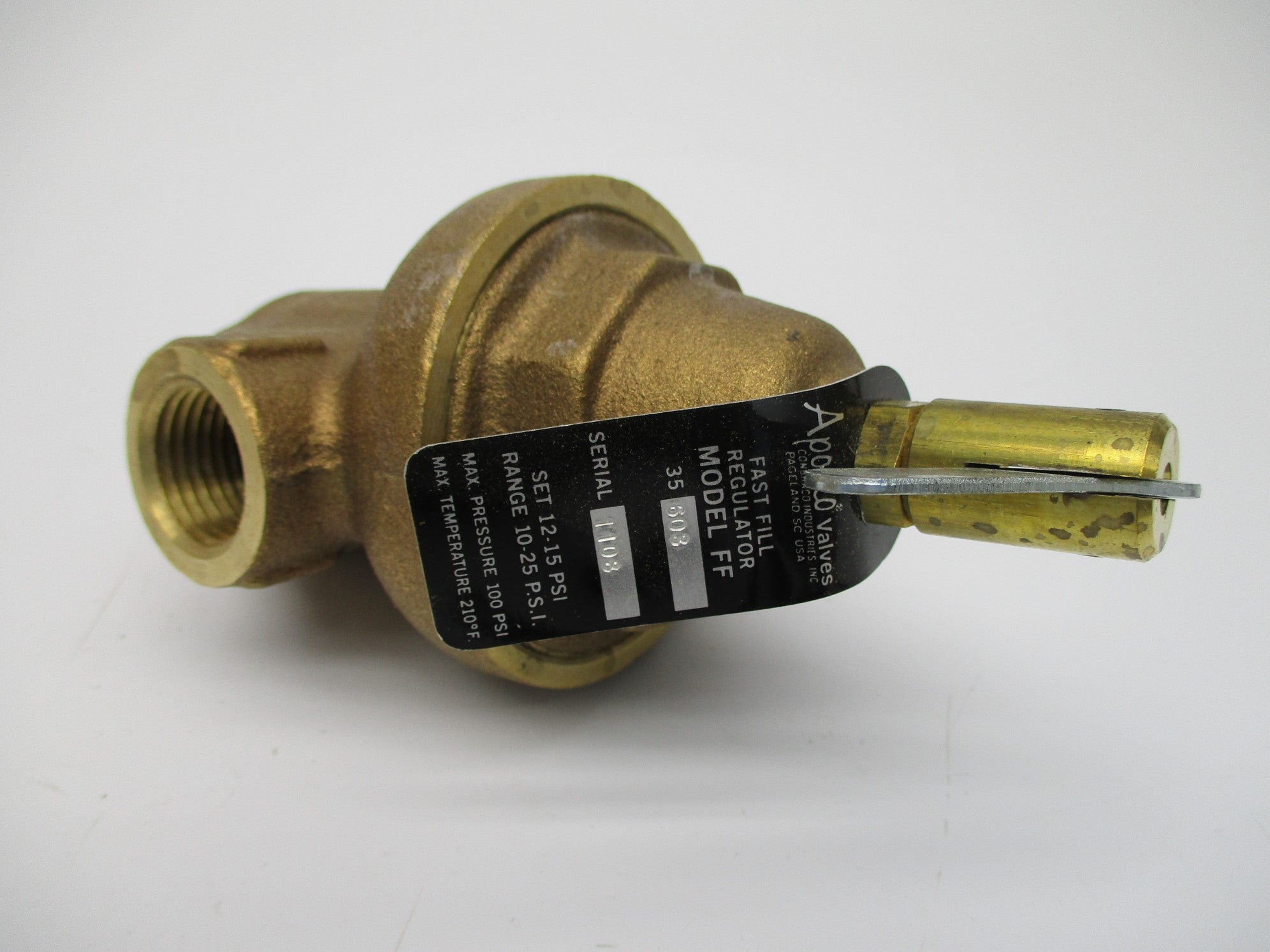 APOLLO VALVES 35-603-01 FFT-12 10-25PSI NSMP