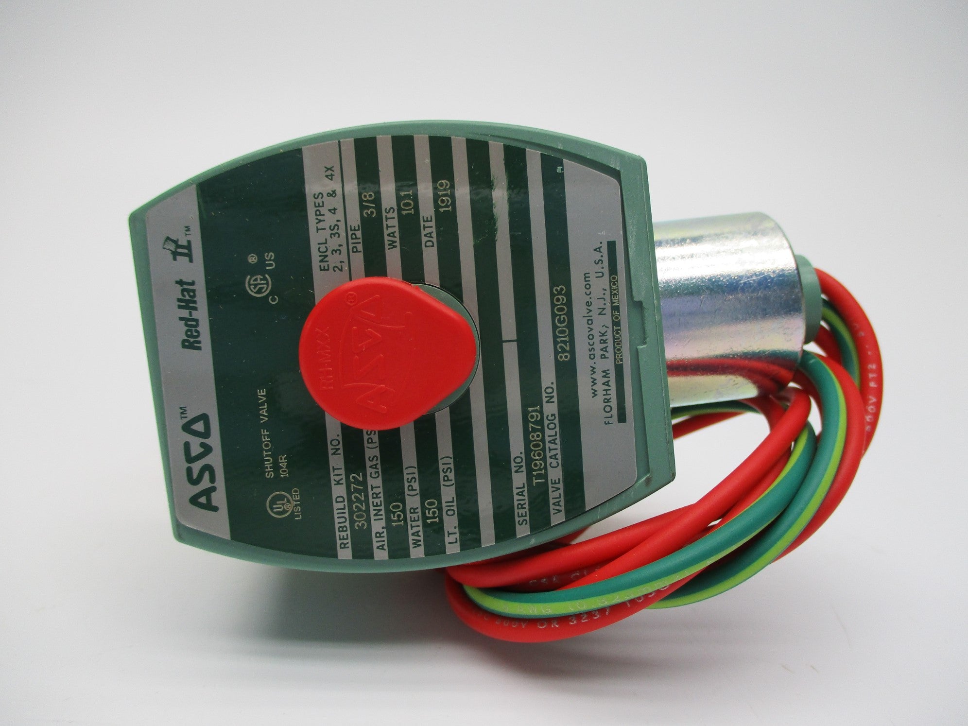 ASCO 8210G093 150PSI 120/60 NSMP