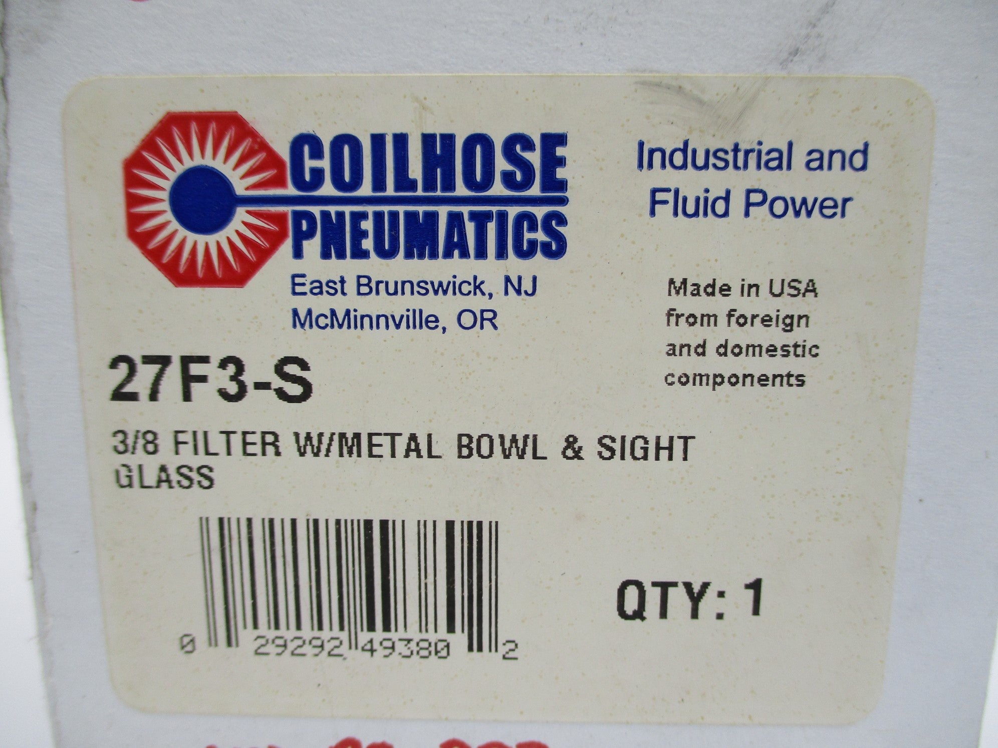COILHOSE PNEUMATICS 27F3-S NSMP
