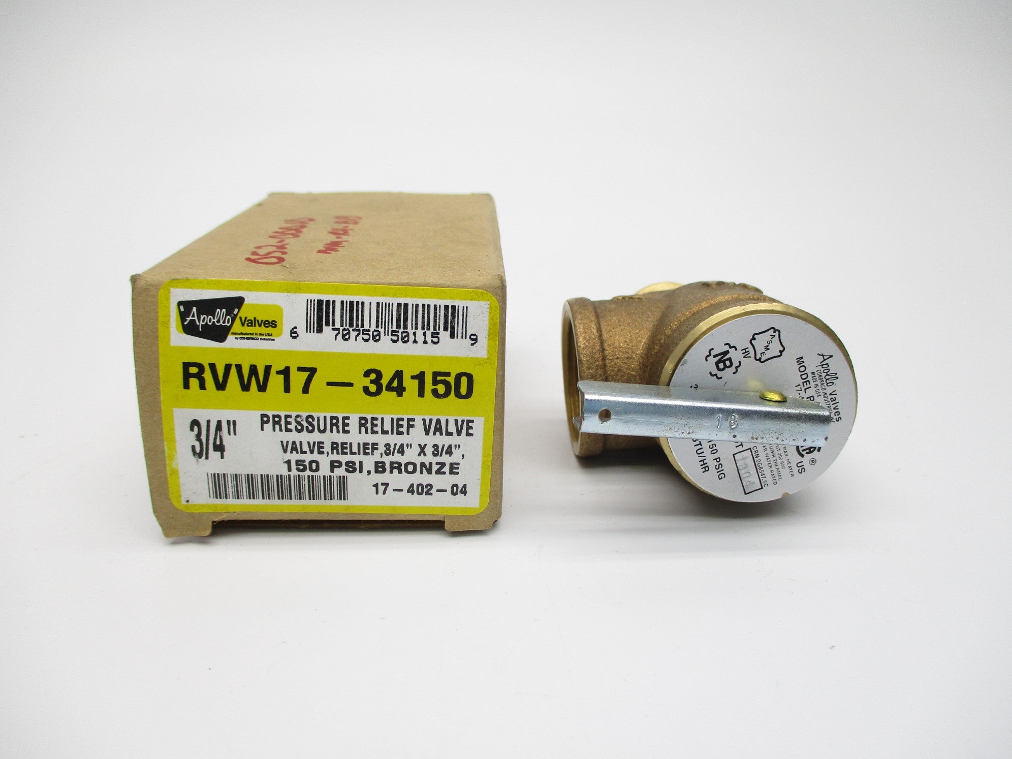 APOLLO VALVES 17-402-04 RVW17-34150 150PSI NSMP