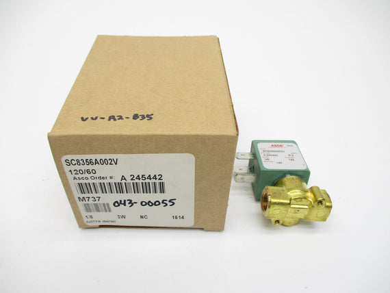 ASCO SC8356A002V 145PSI 120/60 110/50  NSMP