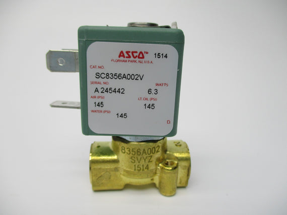 ASCO SC8356A002V 145PSI 120/60 110/50  NSMP