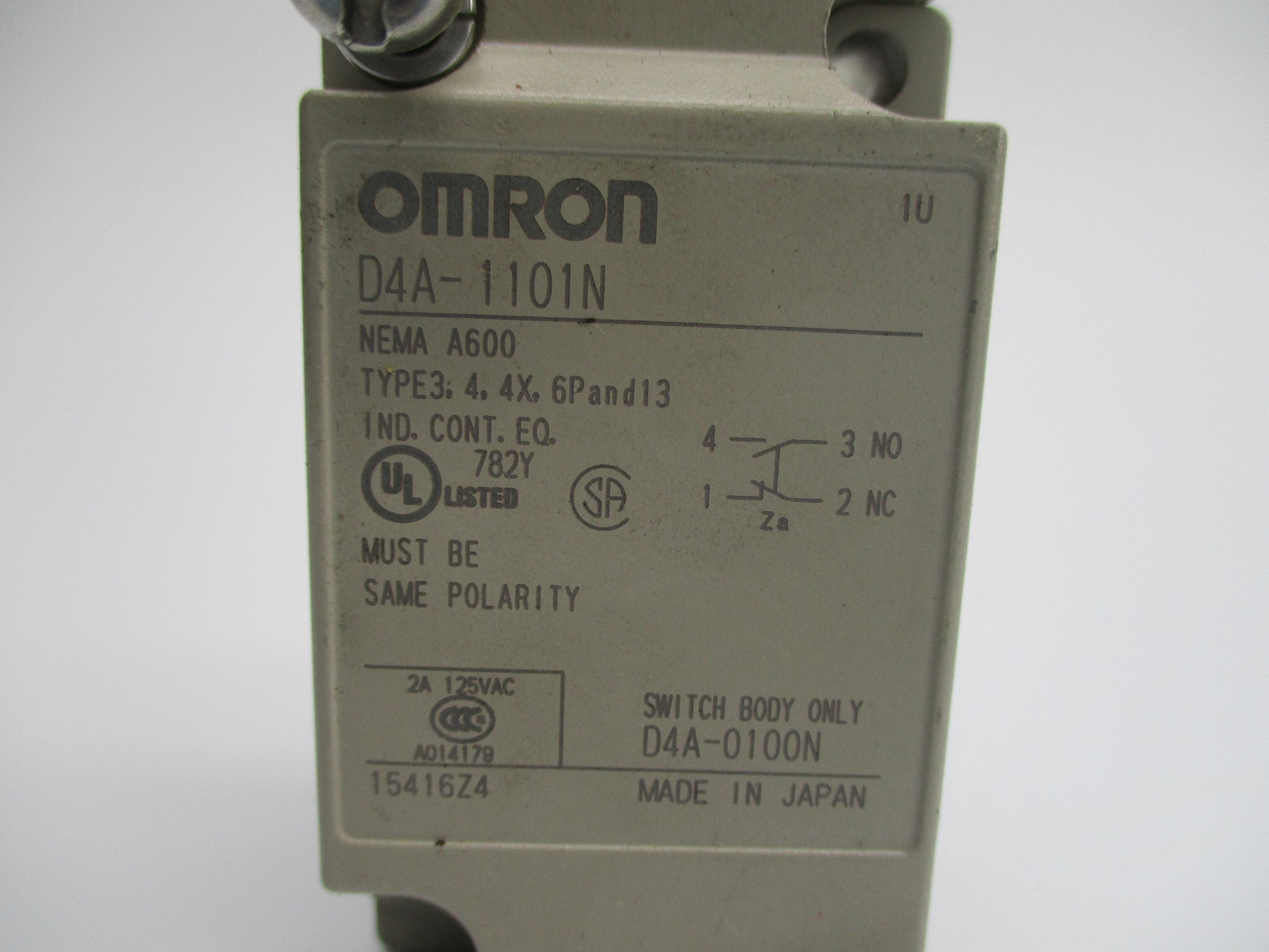 OMRON D4A-1101N (AS PICTURED) NSNP