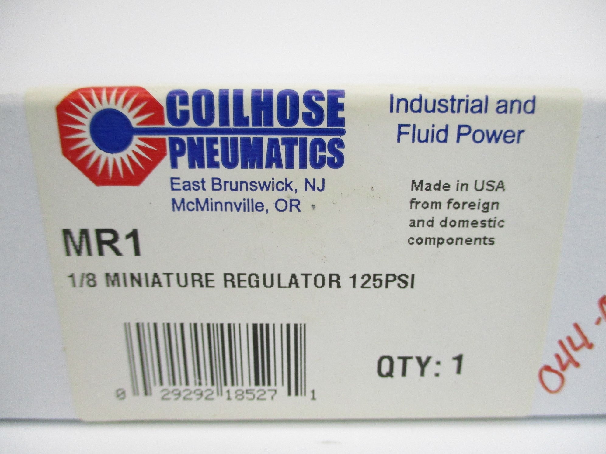 COILHOSE PNEUMATICS MR1 0-125PSI NSMP