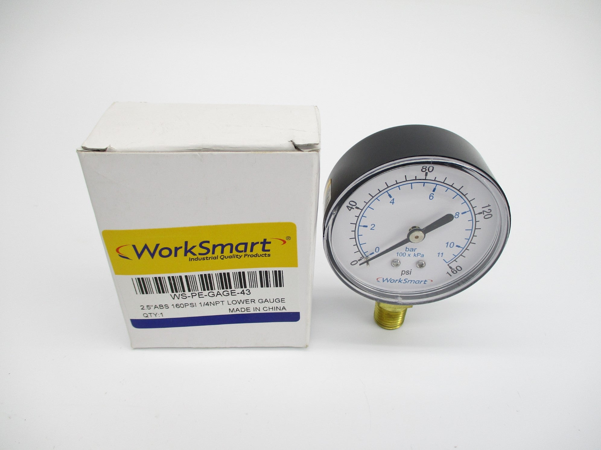 WORKSMART WS-PE-GAGE-43 160PSI NSMP