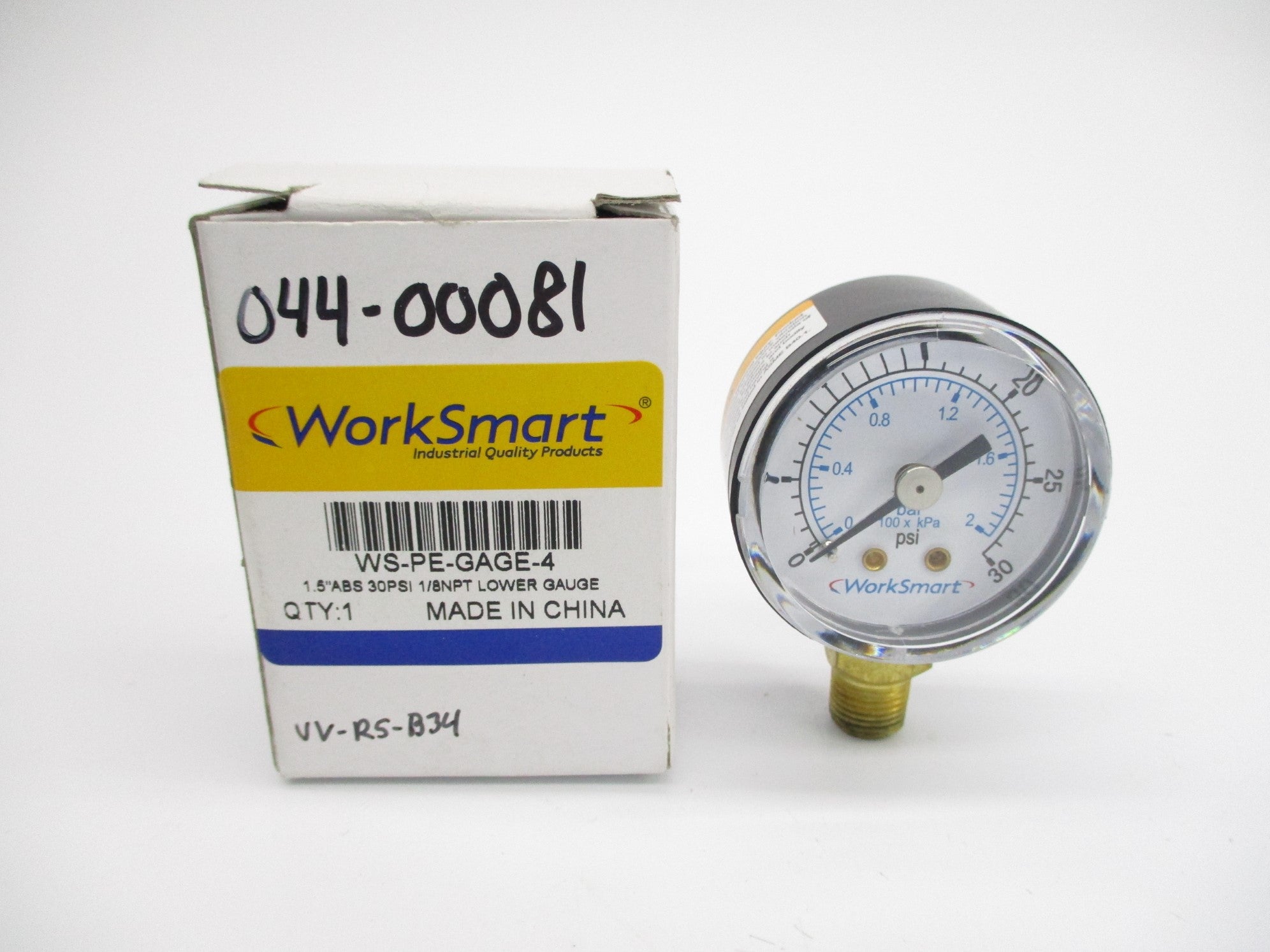WORKSMART WS-PE-GAGE-4 30PSI NSMP