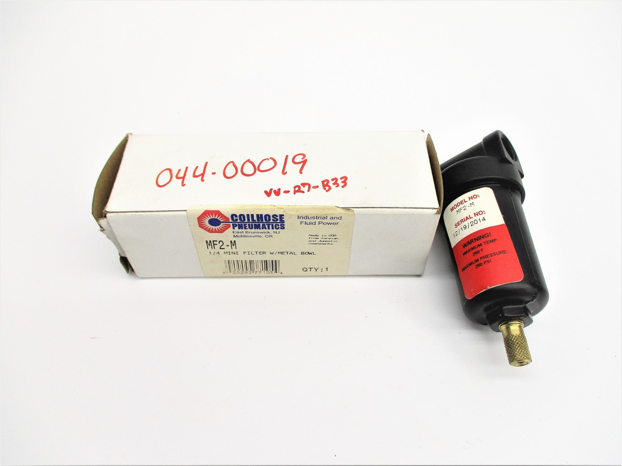 COILHOSE PNEUMATICS MF2-M 250PSI NSMP