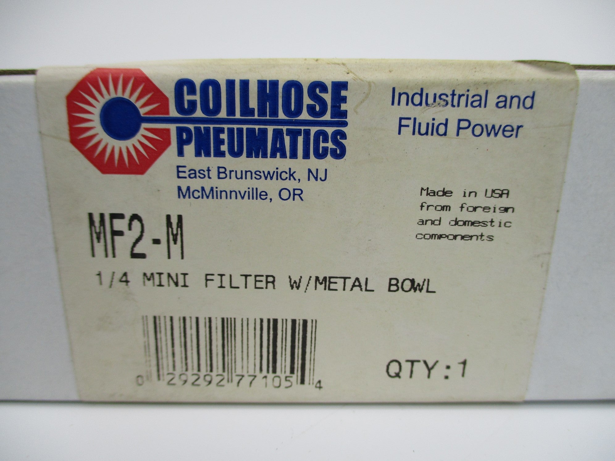 COILHOSE PNEUMATICS MF2-M 250PSI NSMP