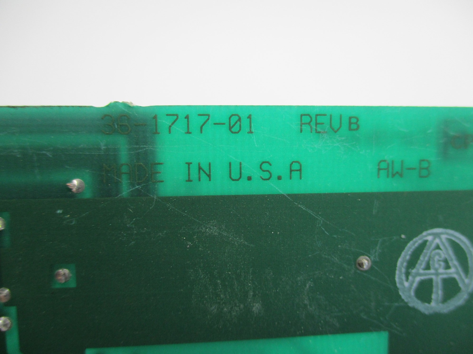 CARDKEY 36-1717-01 REV. B UNMP