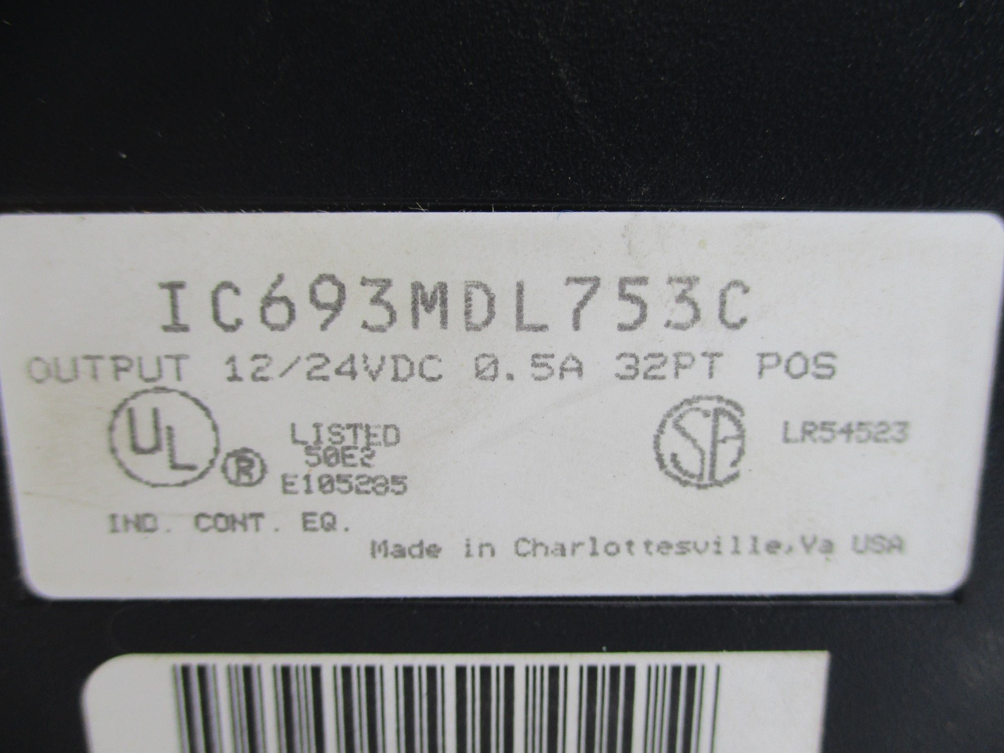 GE FANUC IC693MDL753C NSNP