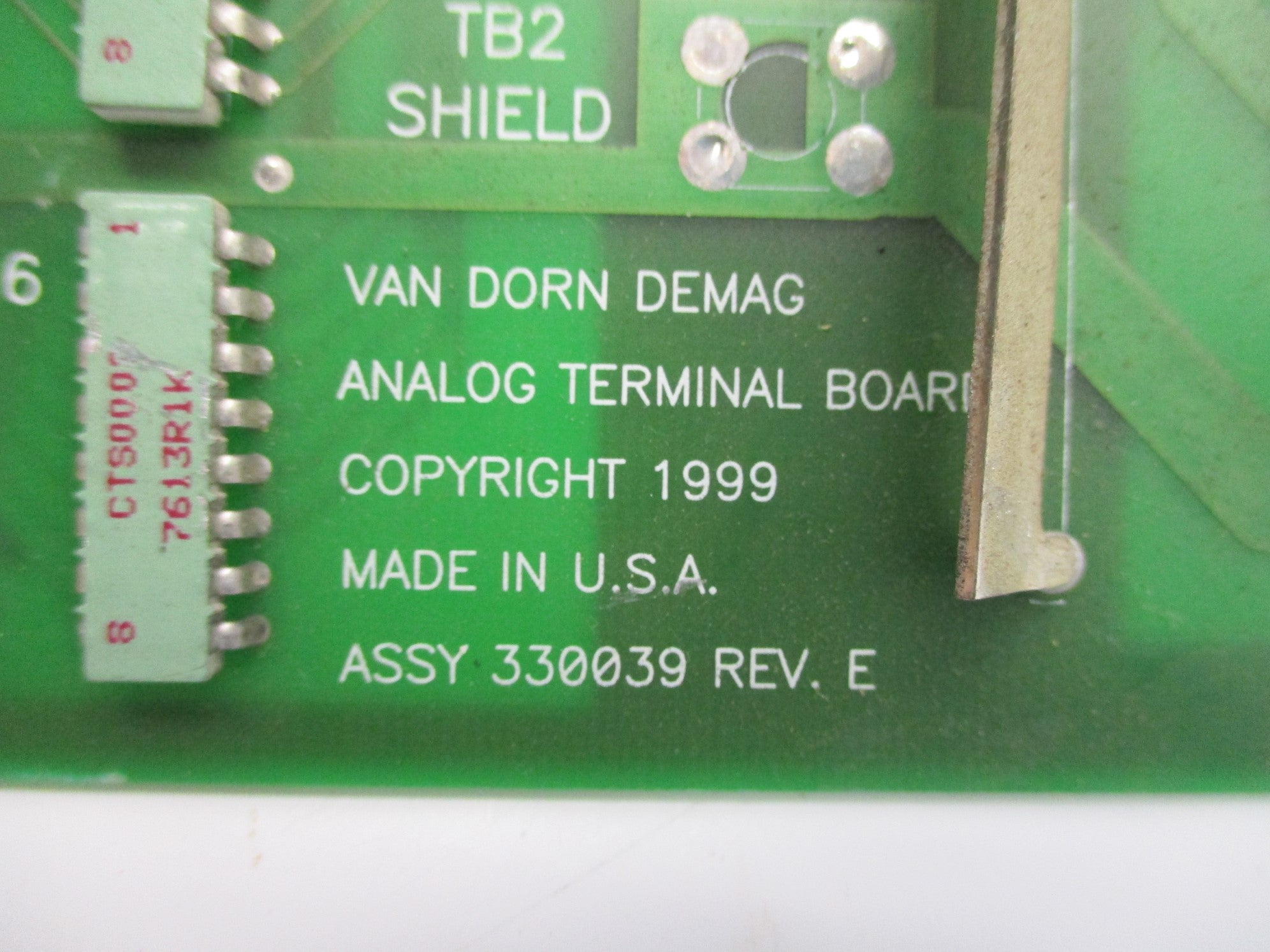 VAN DORN 330039 REV. E UNMP