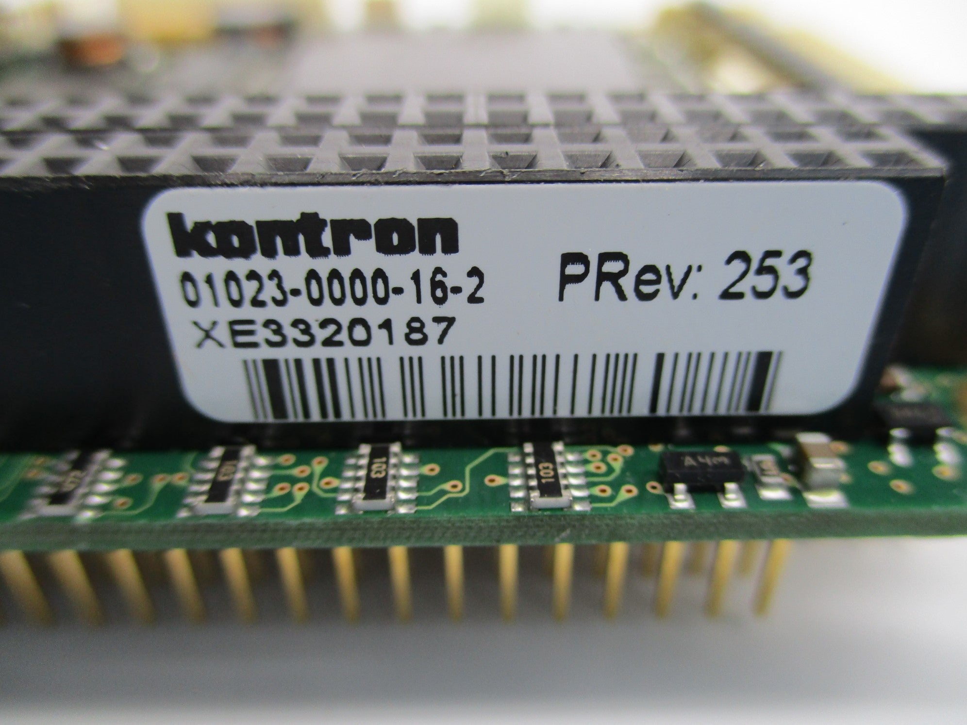 KONTRON 01023-0000-16-2 REV. 253 UNMP