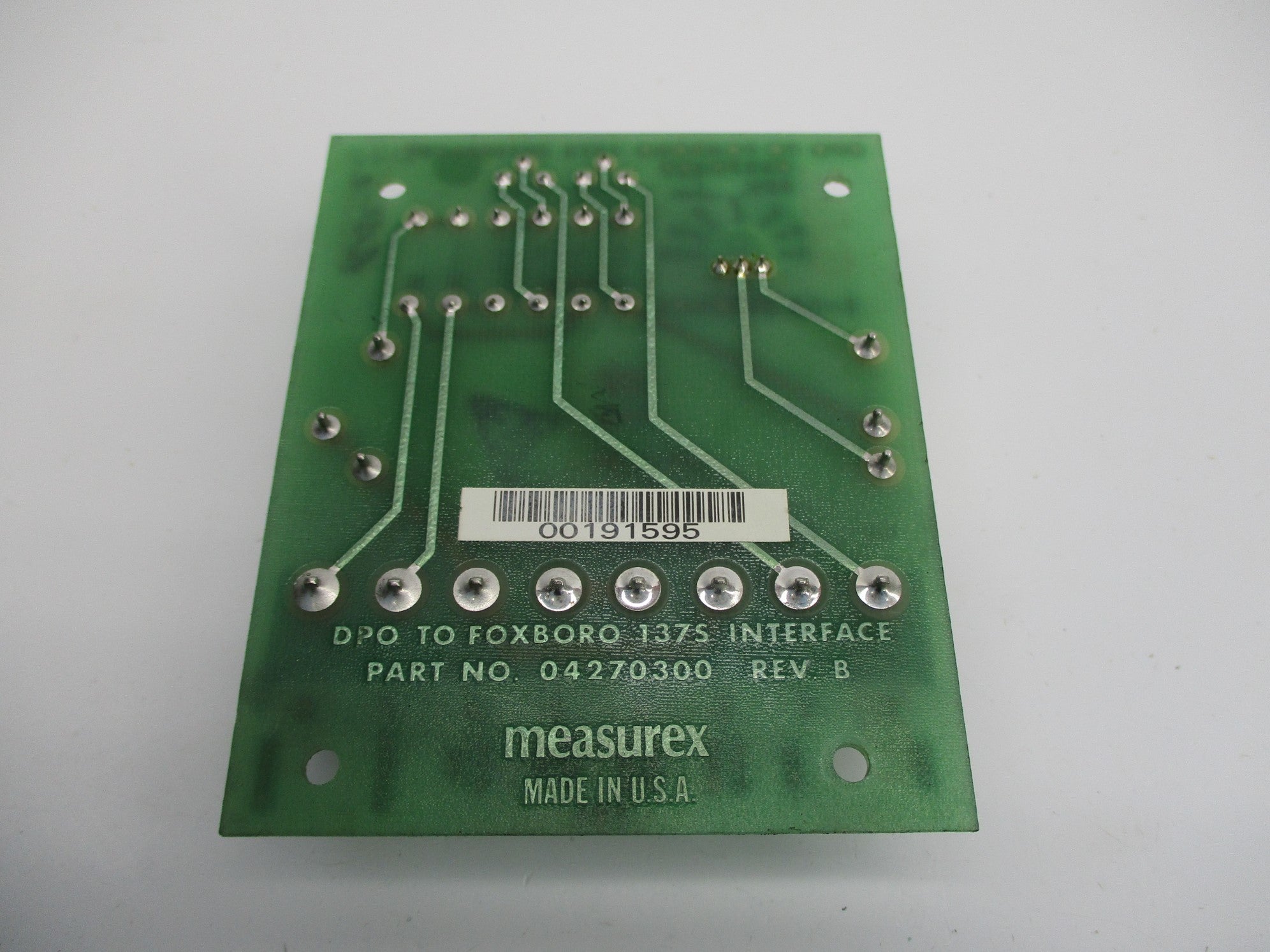 MEASUREX 04270300 REV. B UNMP