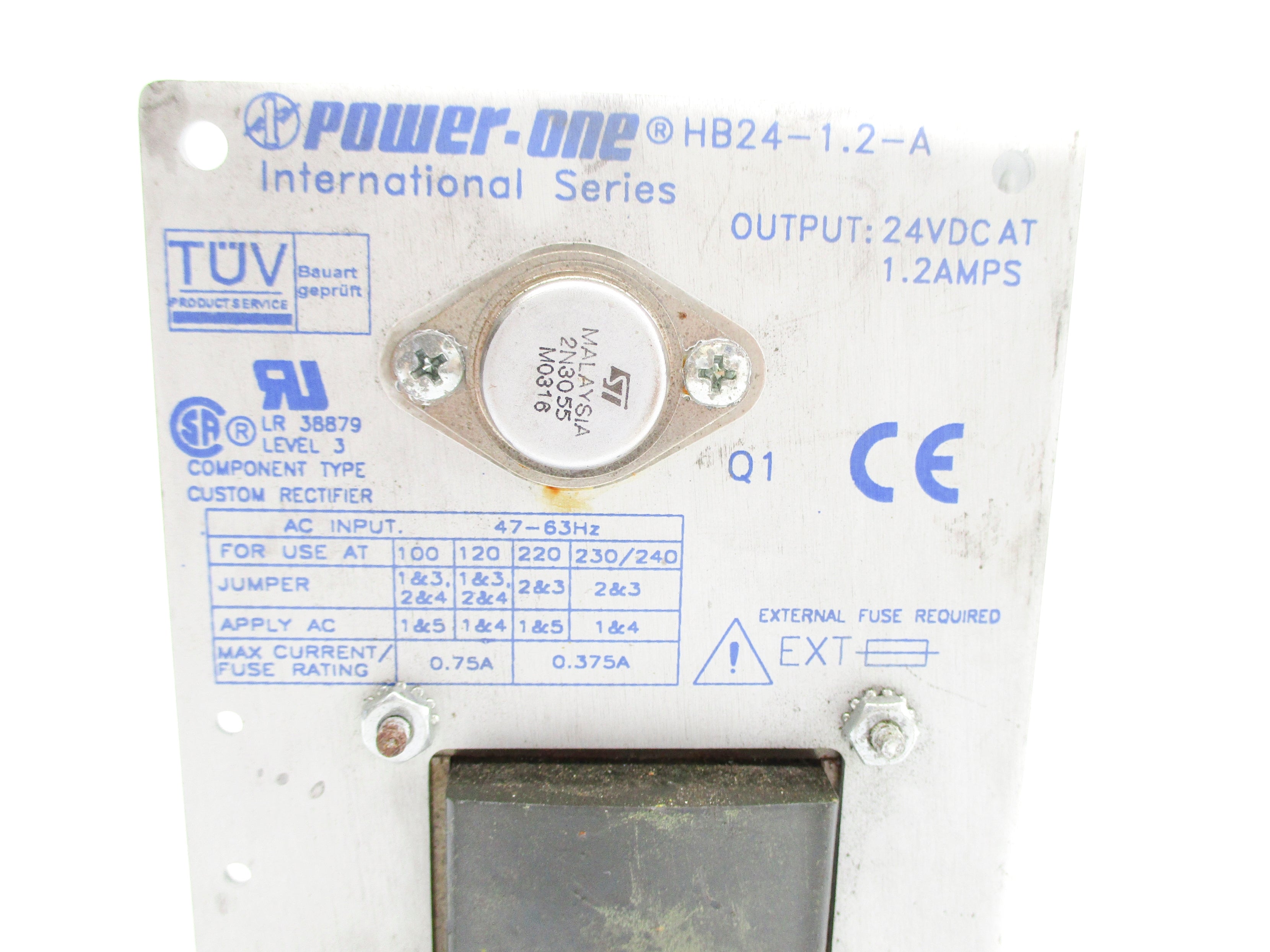POWER-ONE HB24-1.2-A 24VDC 1.2A UNMP