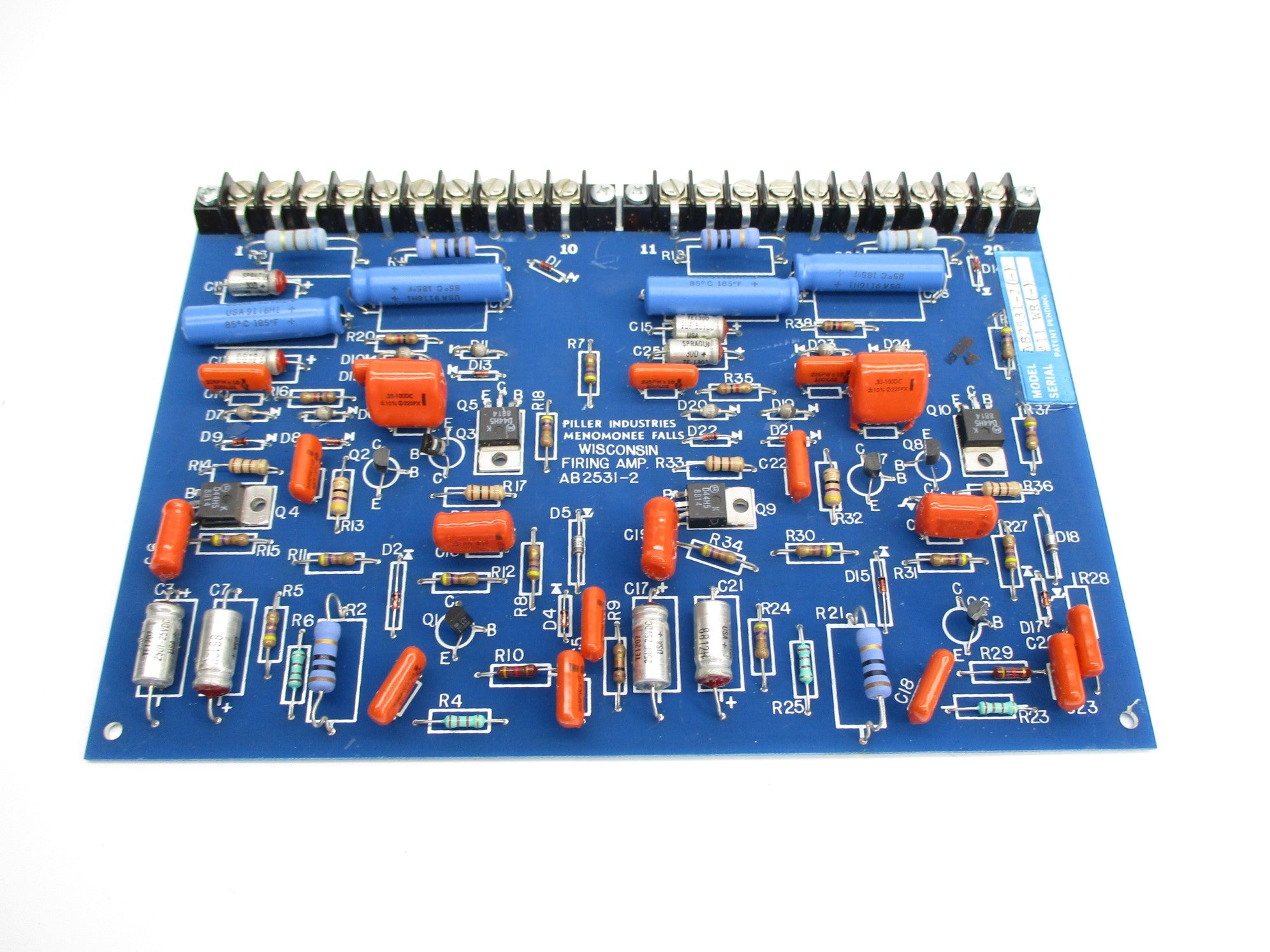 PILLAR INDUSTRIES AB2531-2(-) NSNP