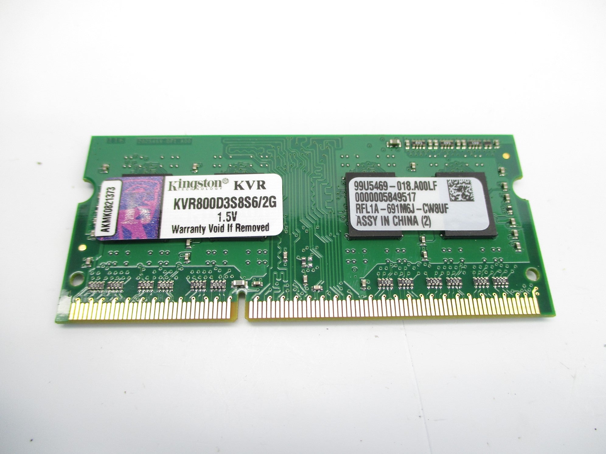 KINGSTON KVR800D3S8S6/2G NSMP