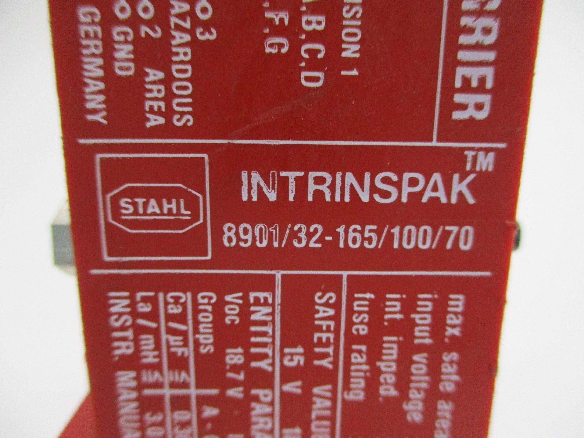 STAHL 8901/32-165/100/70 UNMP