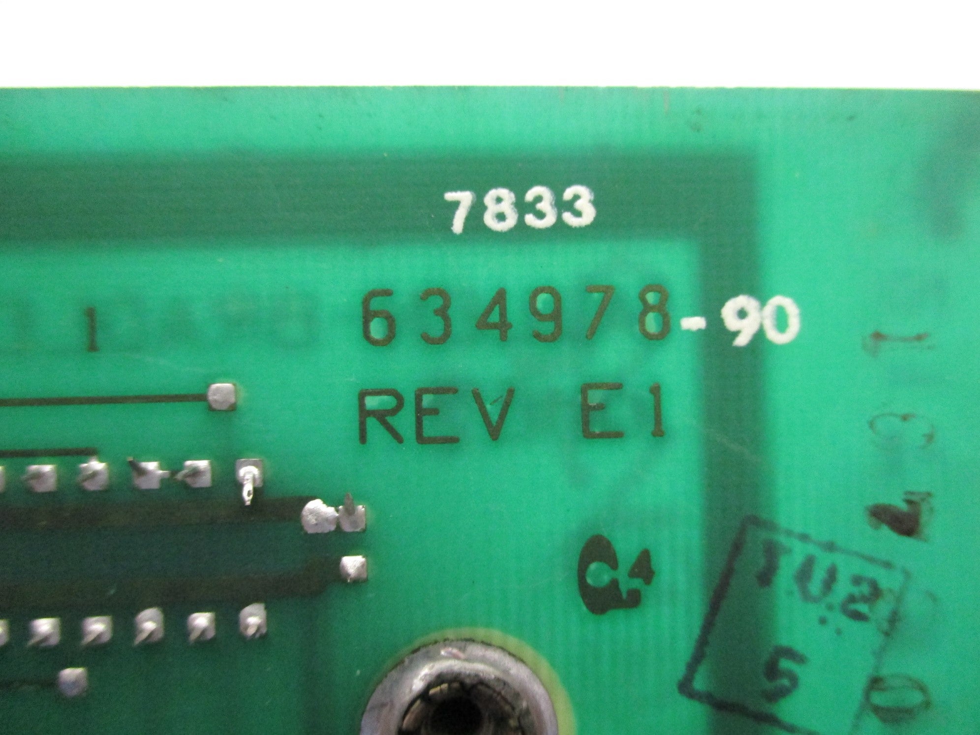 INDUSTRIAL SPARE PART 634978-90 REV. E1 UNMP