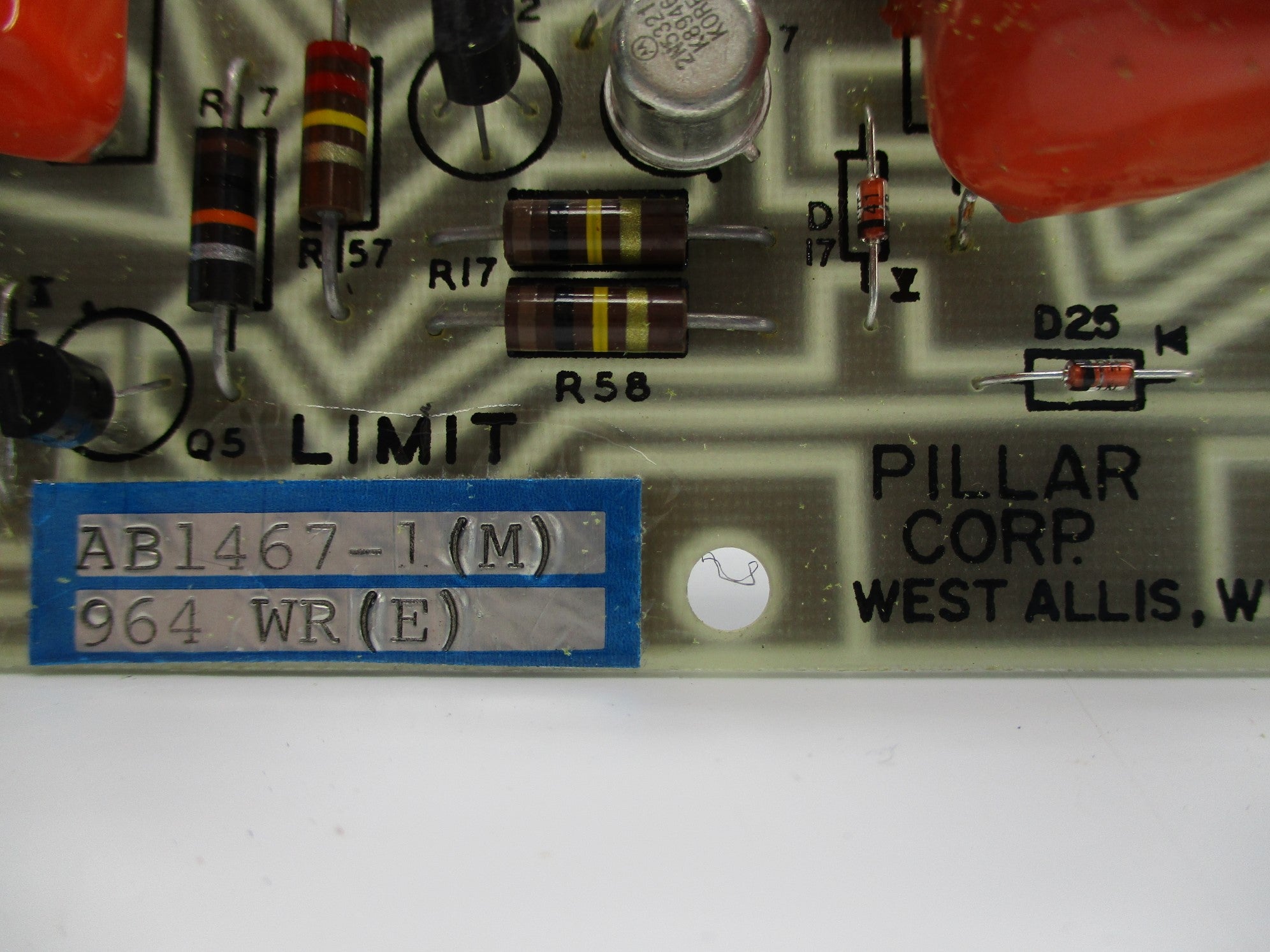 PILLAR AB1467-1(M) UNMP