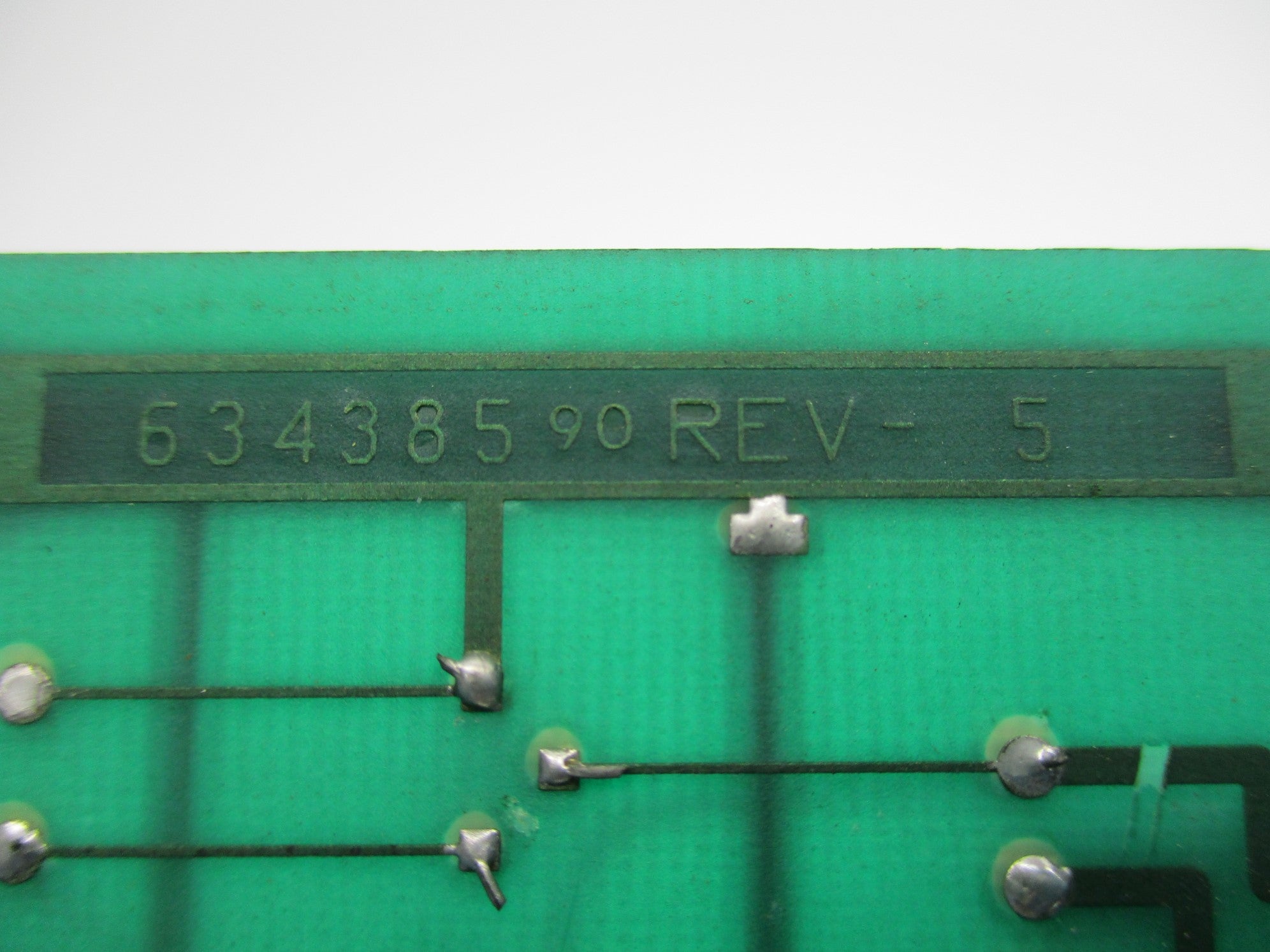 INDUSTRIAL SPARE PART 634385-90 REV. 5 UNMP