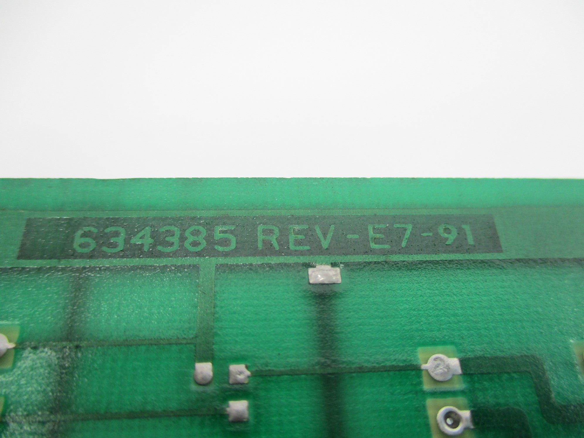 INDUSTRIAL SPARE PART 634385 REV. E7-91 UNMP