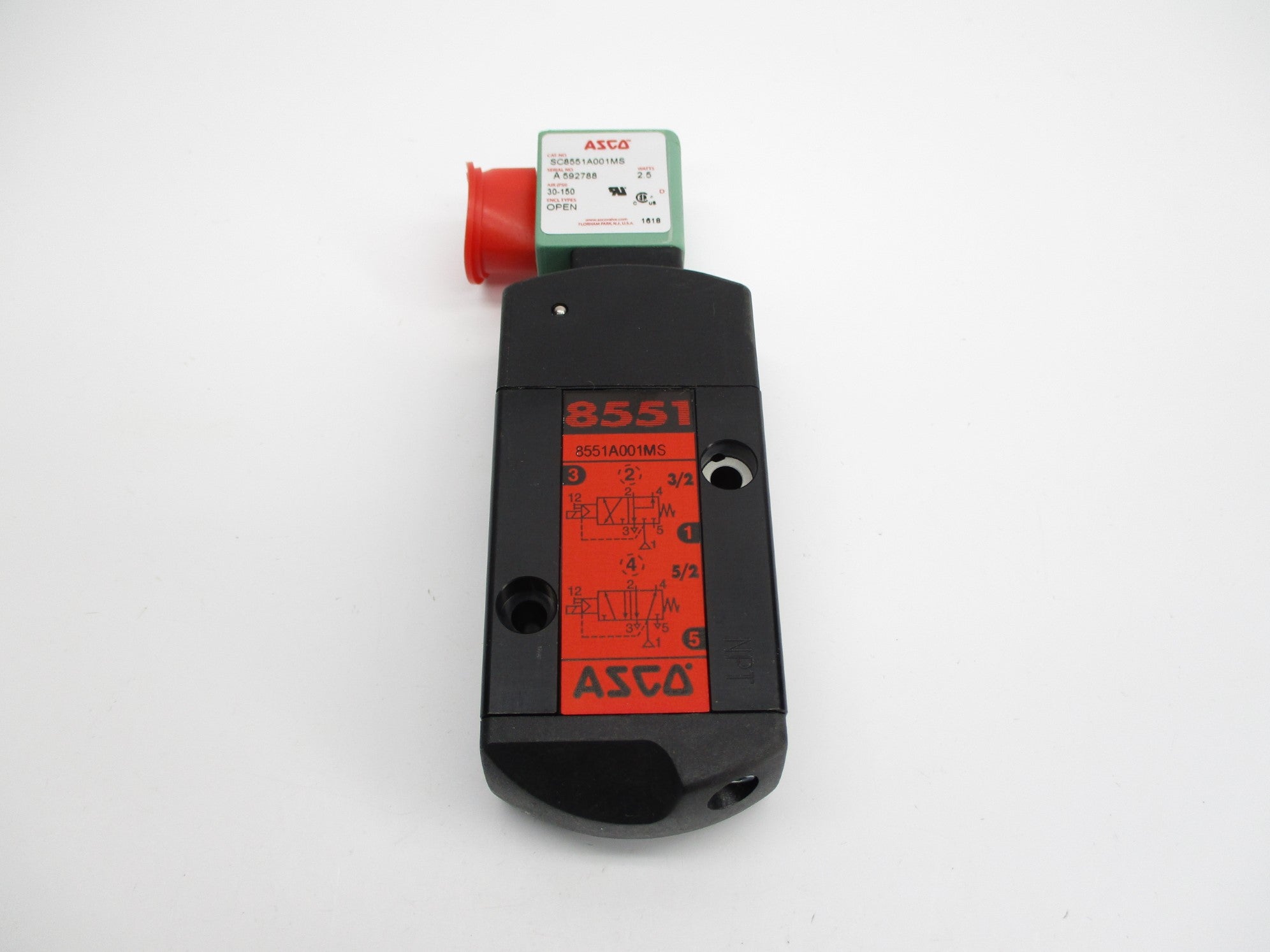 ASCO SC8551A001MS 120VAC 30-150PSI NSNP