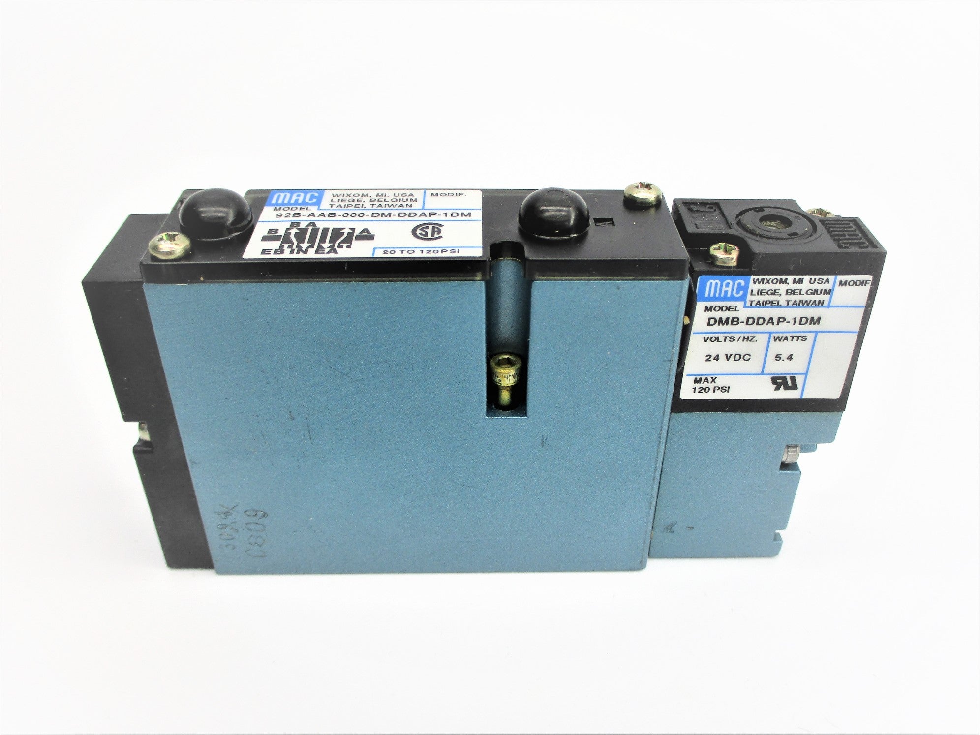 MAC 92B-AAB-000-DM-DDAP-1DM 20-120PSI 24VDC NSNP