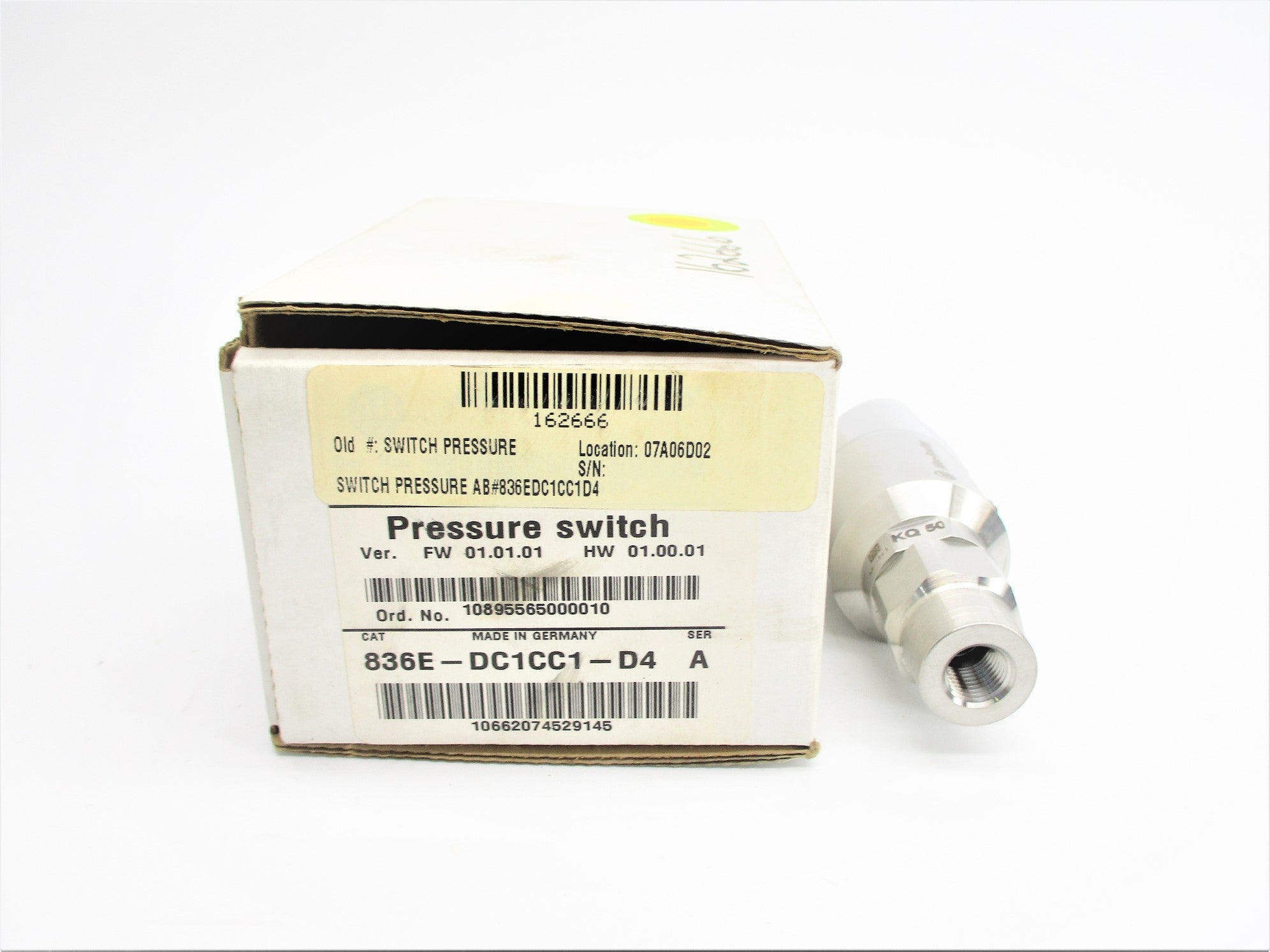INDUSTRIAL SPARE PART 836E-DC1CC1-D4 SER. A (WH) NSMP
