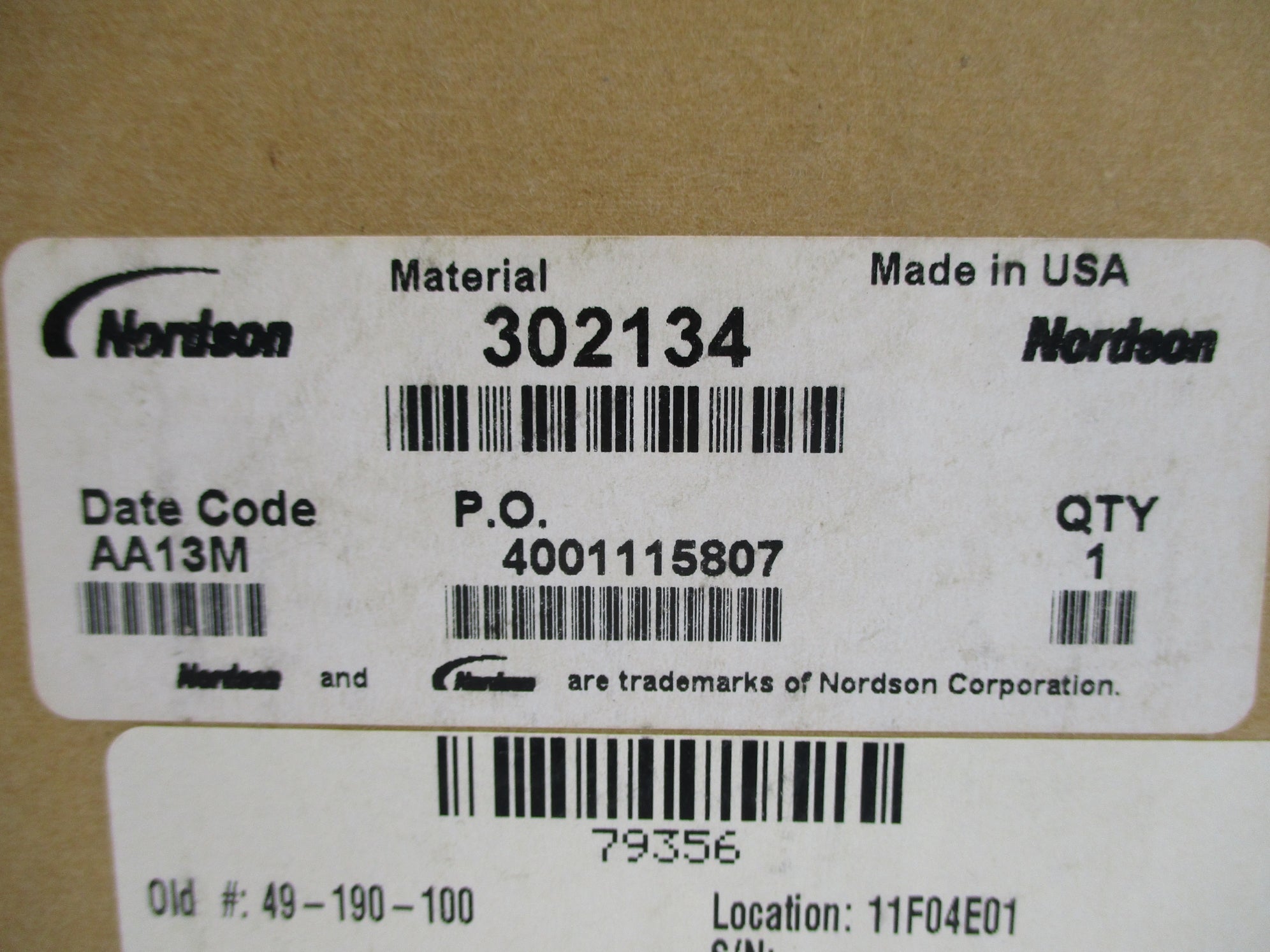 NORDSON 302134 NSFS