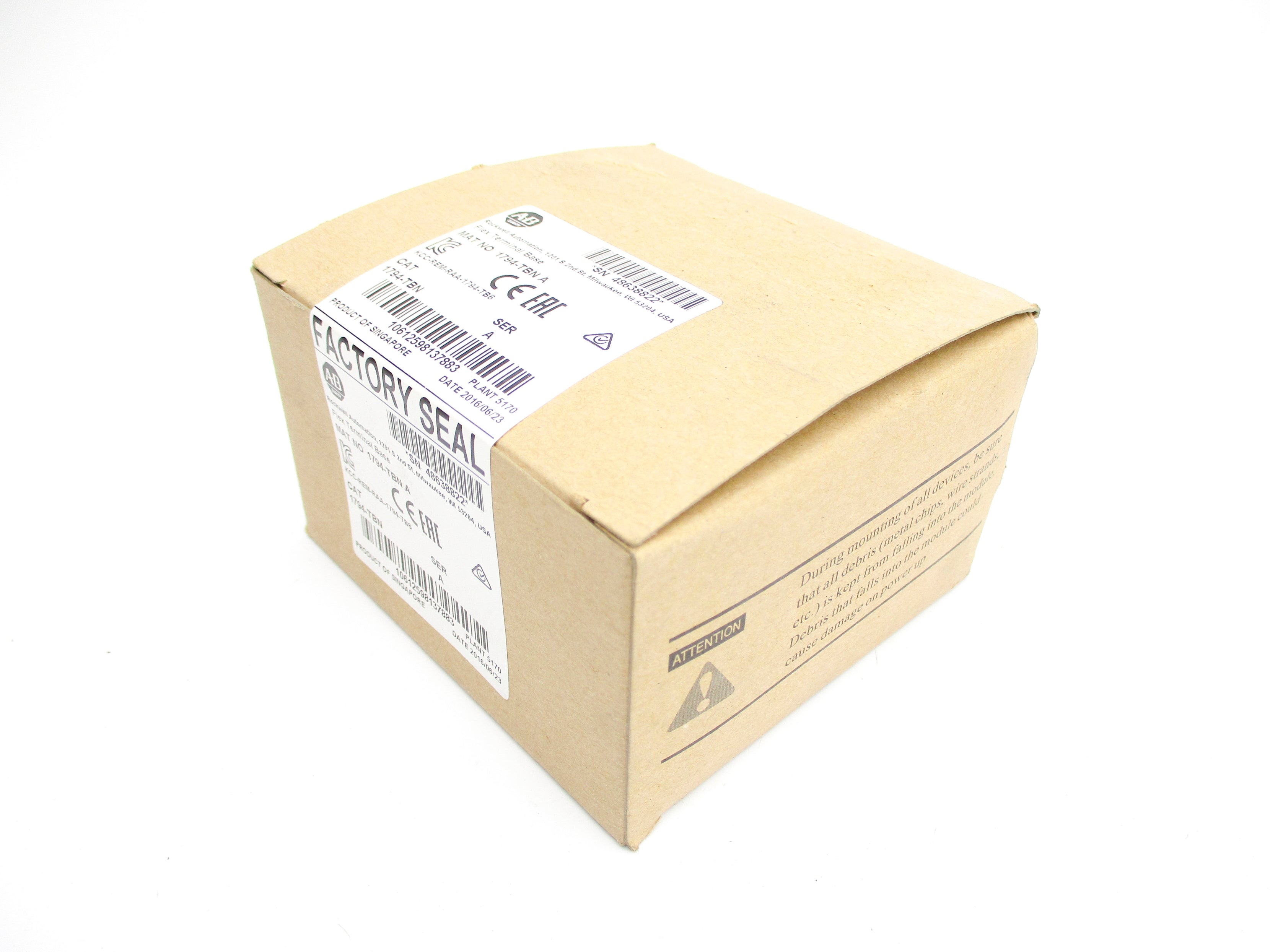 ALLEN BRADLEY 1794-TBN SER. A DATE: 2016 NSFS
