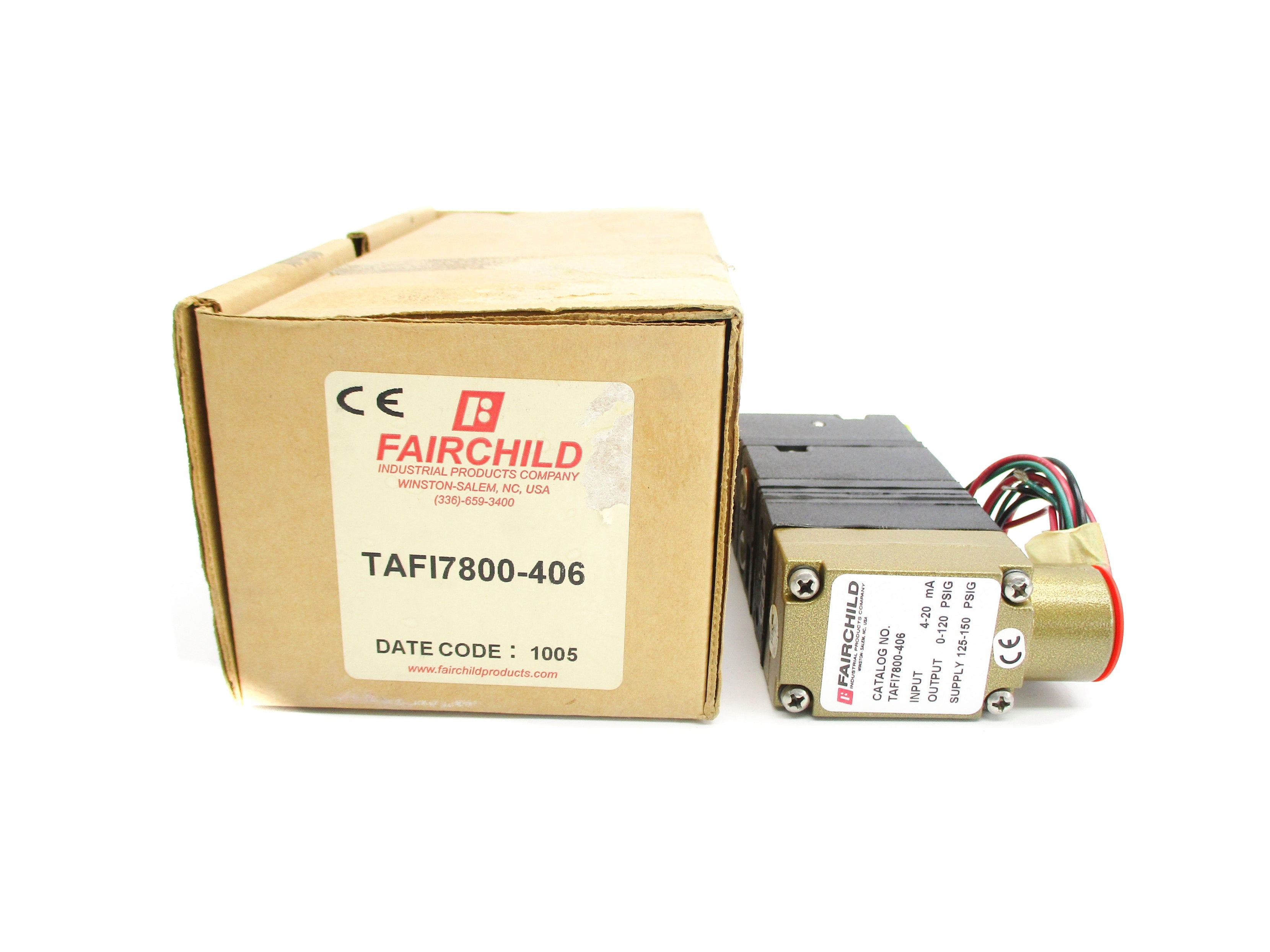 FAIRCHILD TAFI7800-406 0-120PSI NSMP
