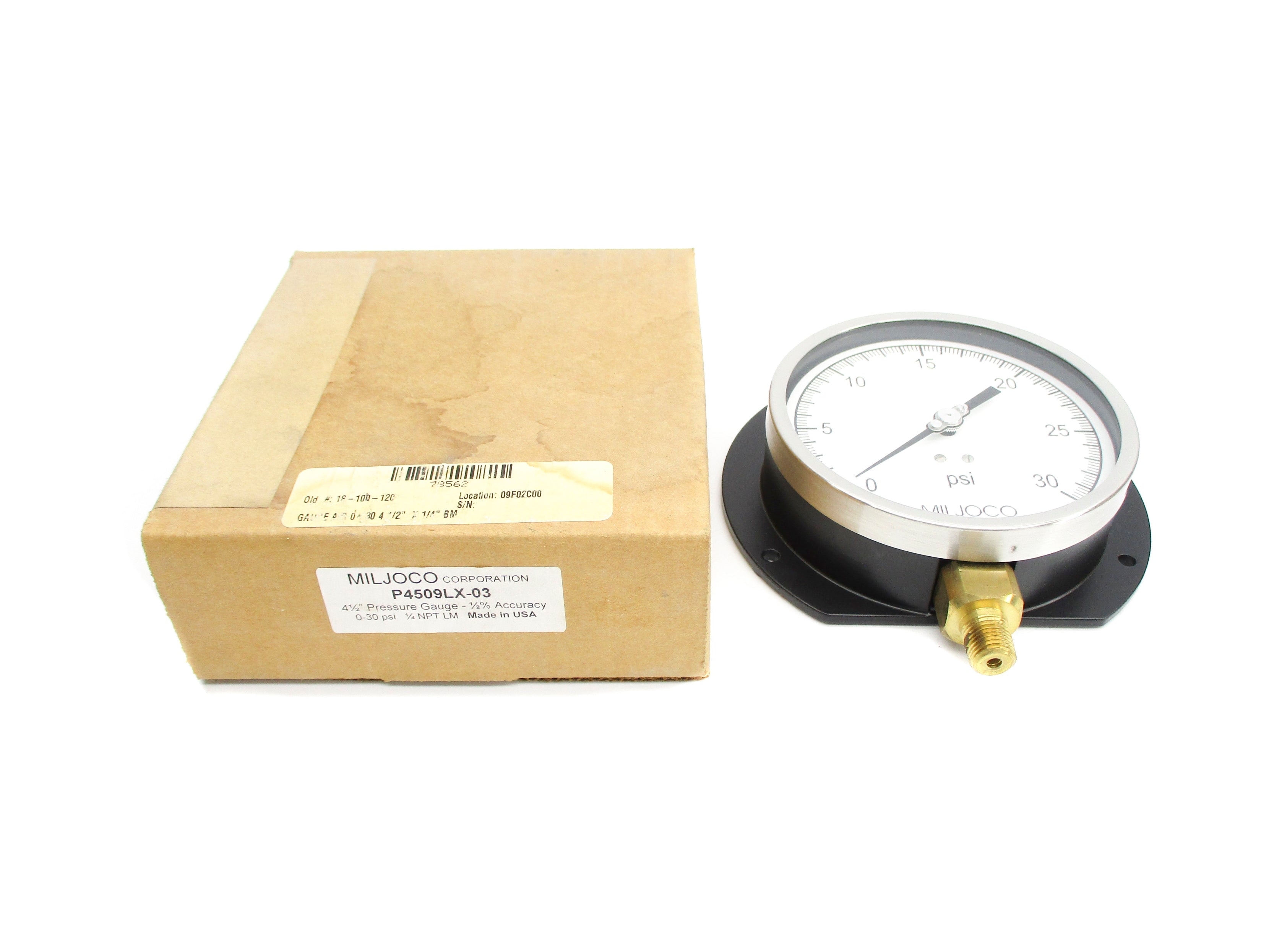 MILJOCO P4509LX-03 0-30PSI NSMP