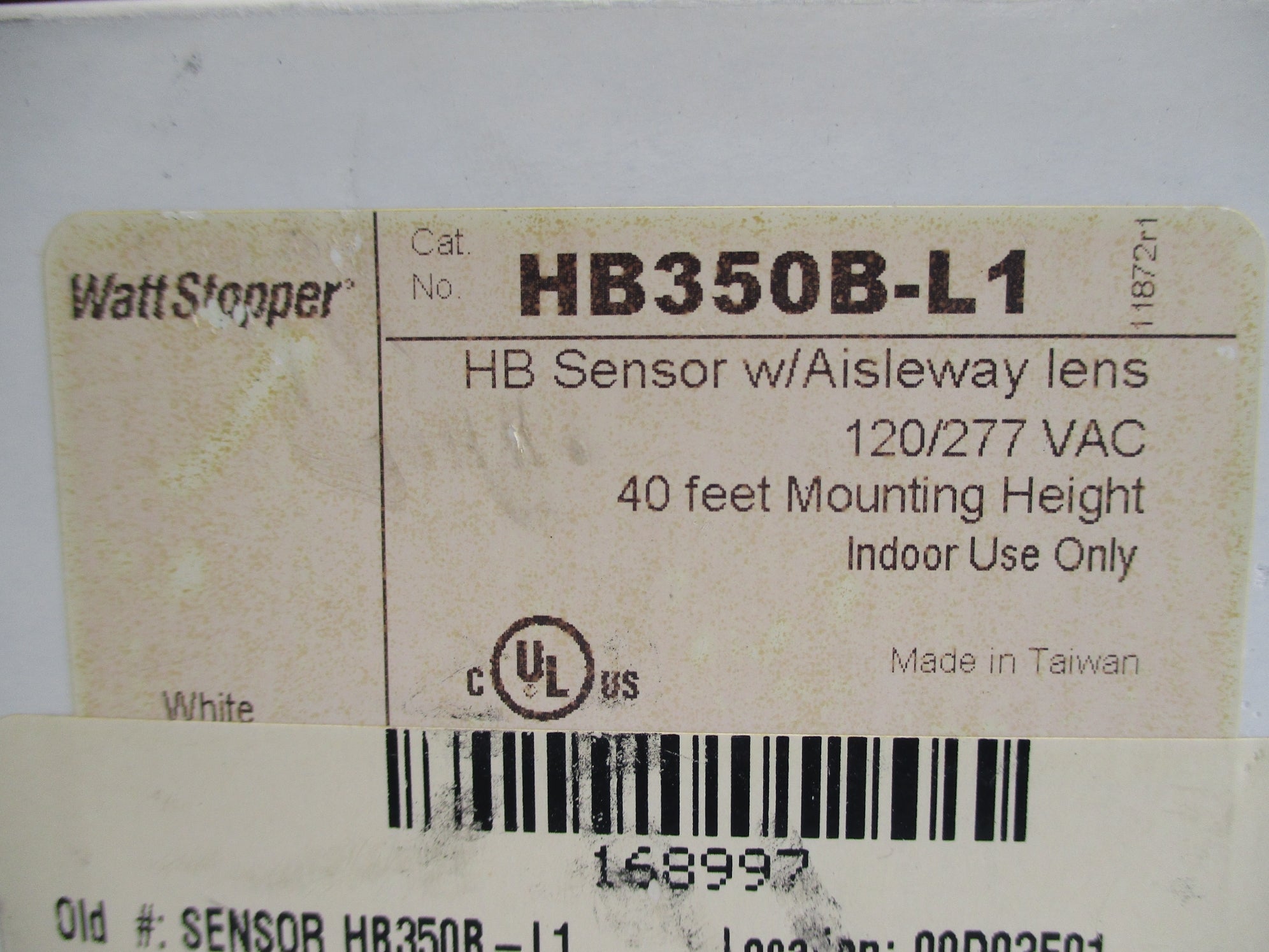 WATTSTOPPER HB350B-L1 NSMP