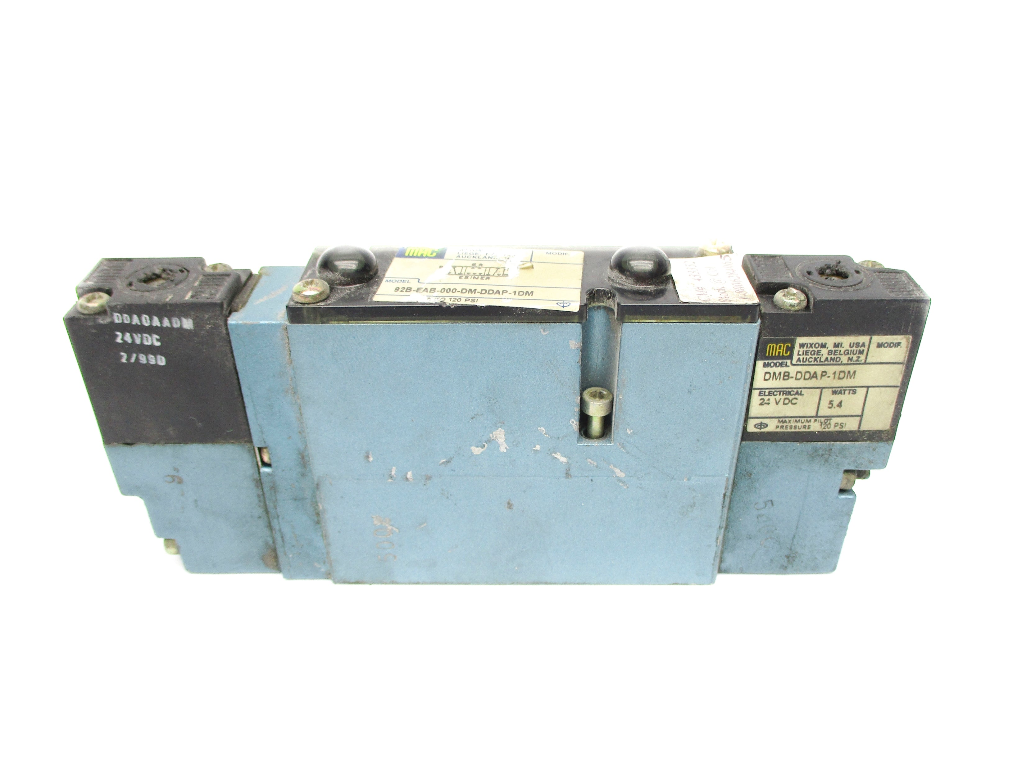 MAC 92B-EAB-000-DM-DDAP-1DM 120PSI 24VDC UNMP