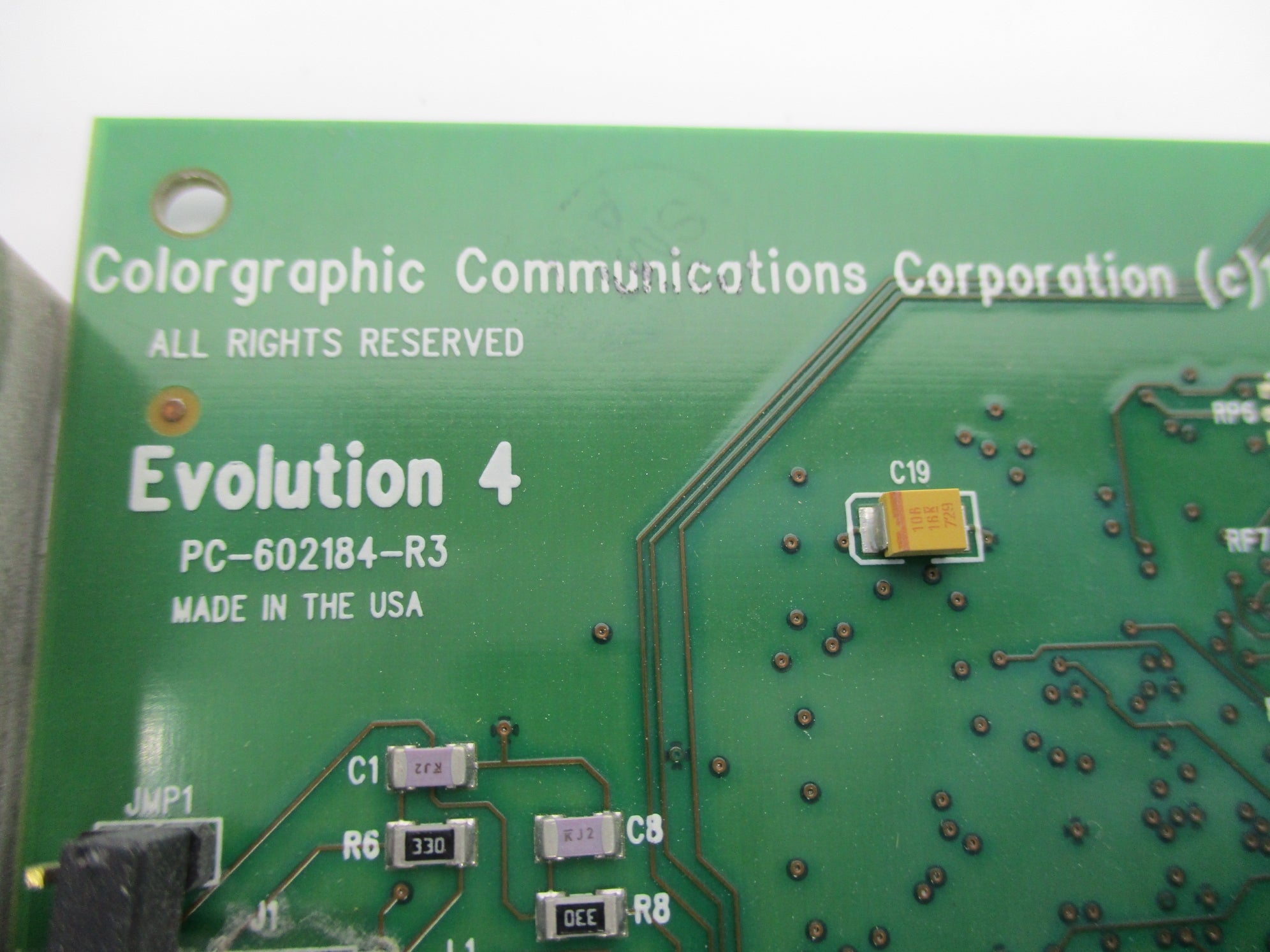 COLORGRAPHIC PC-602184-R3 UNMP