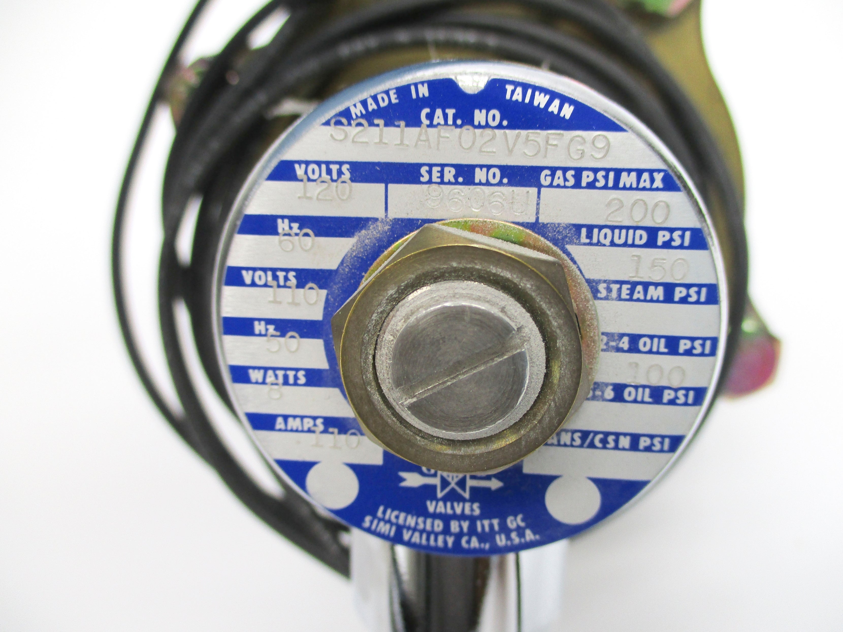 GC VALVES S211AF02V5FG9 200PSI 120/60 110/50 NSNP