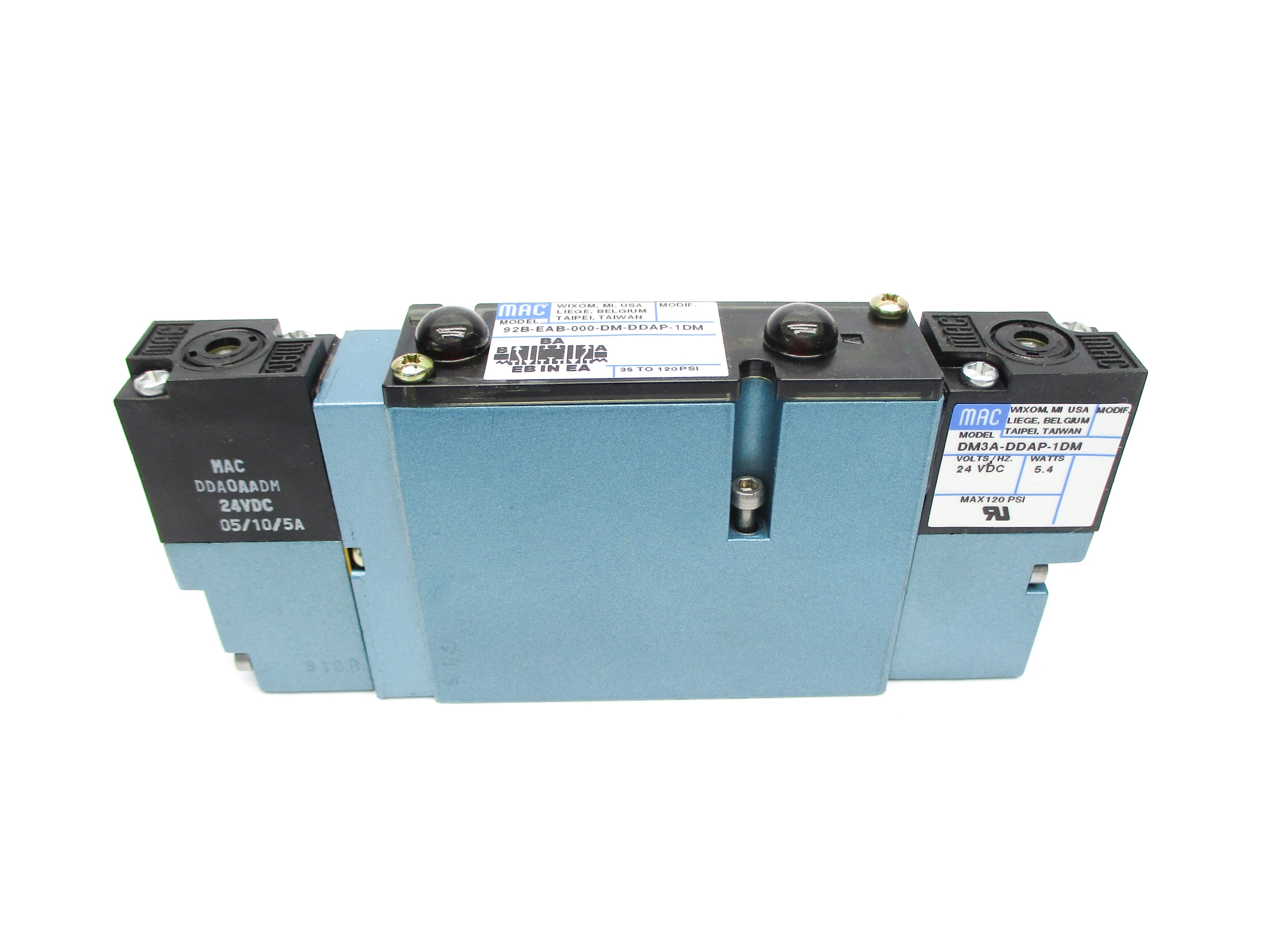 MAC 92B-EAB-000-DM-DDAP-1DM 35-120PSI 24VDC NSNP
