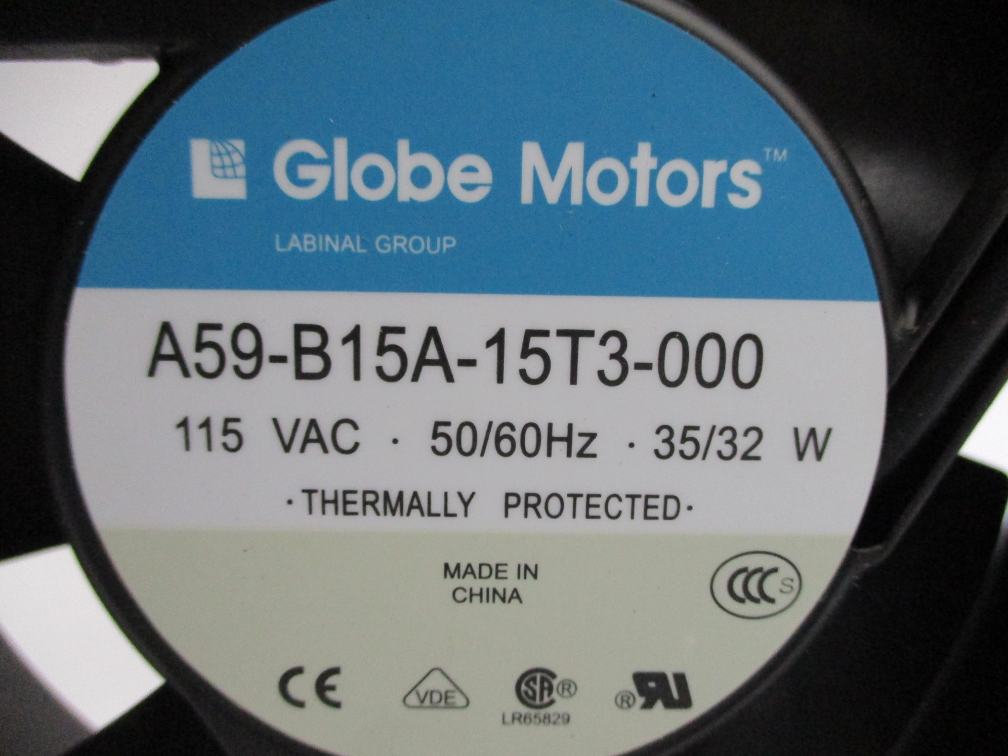 GLOBE MOTORS A59-B15A-15T3-000 NSNP