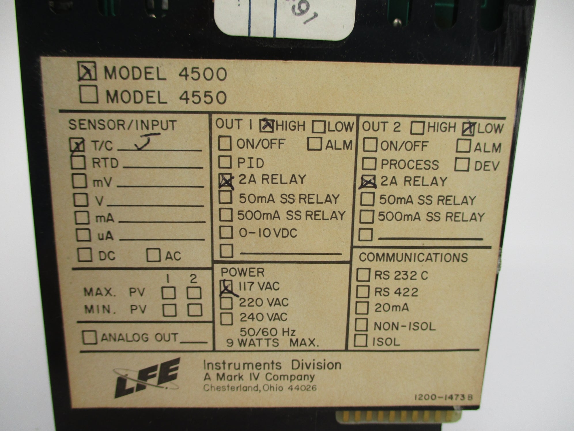 LFE 4500 UNMP
