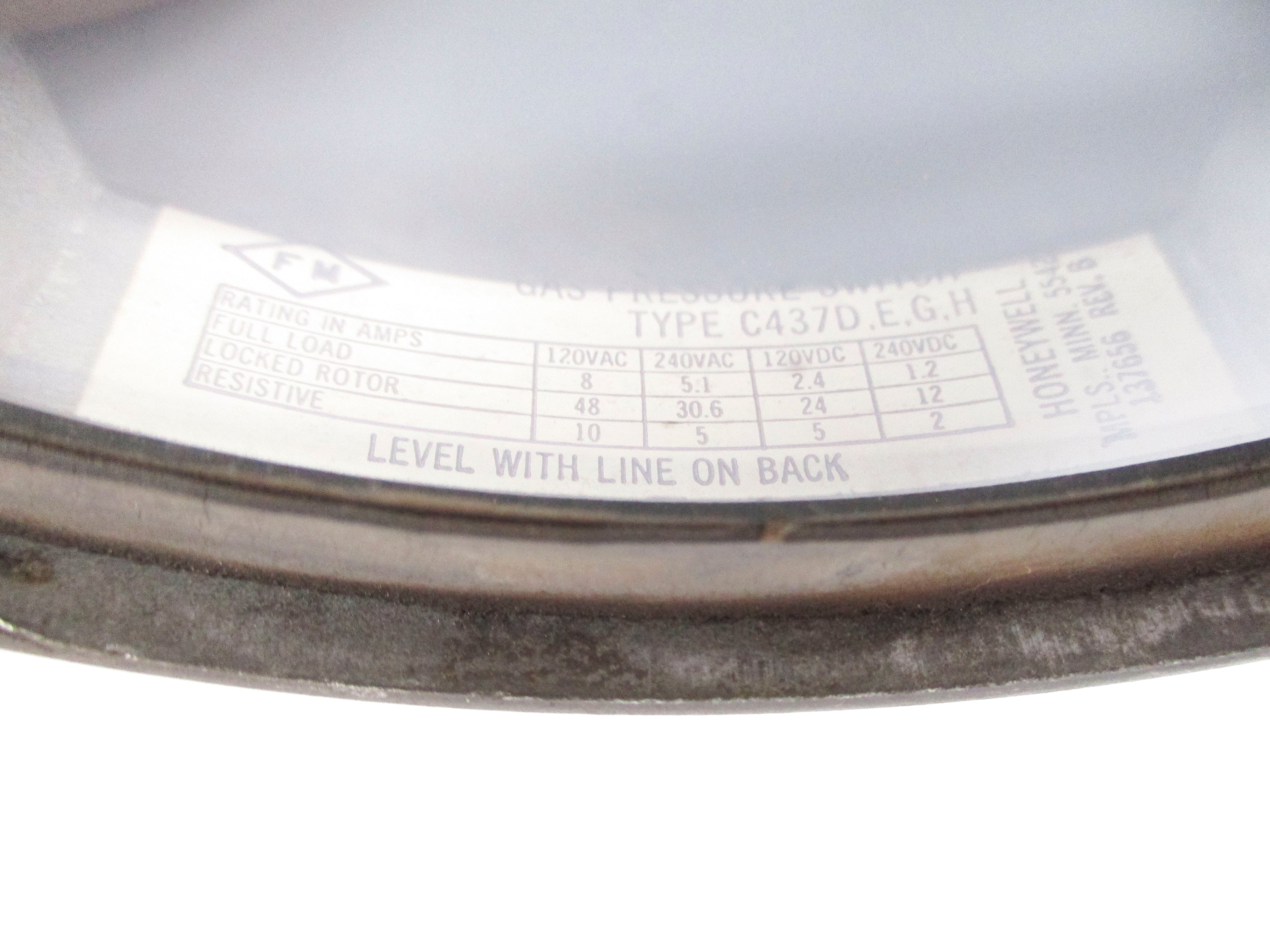 HONEYWELL C437D.E.G.H 240BAC 30.6A (AS PICTURED1) NSNP