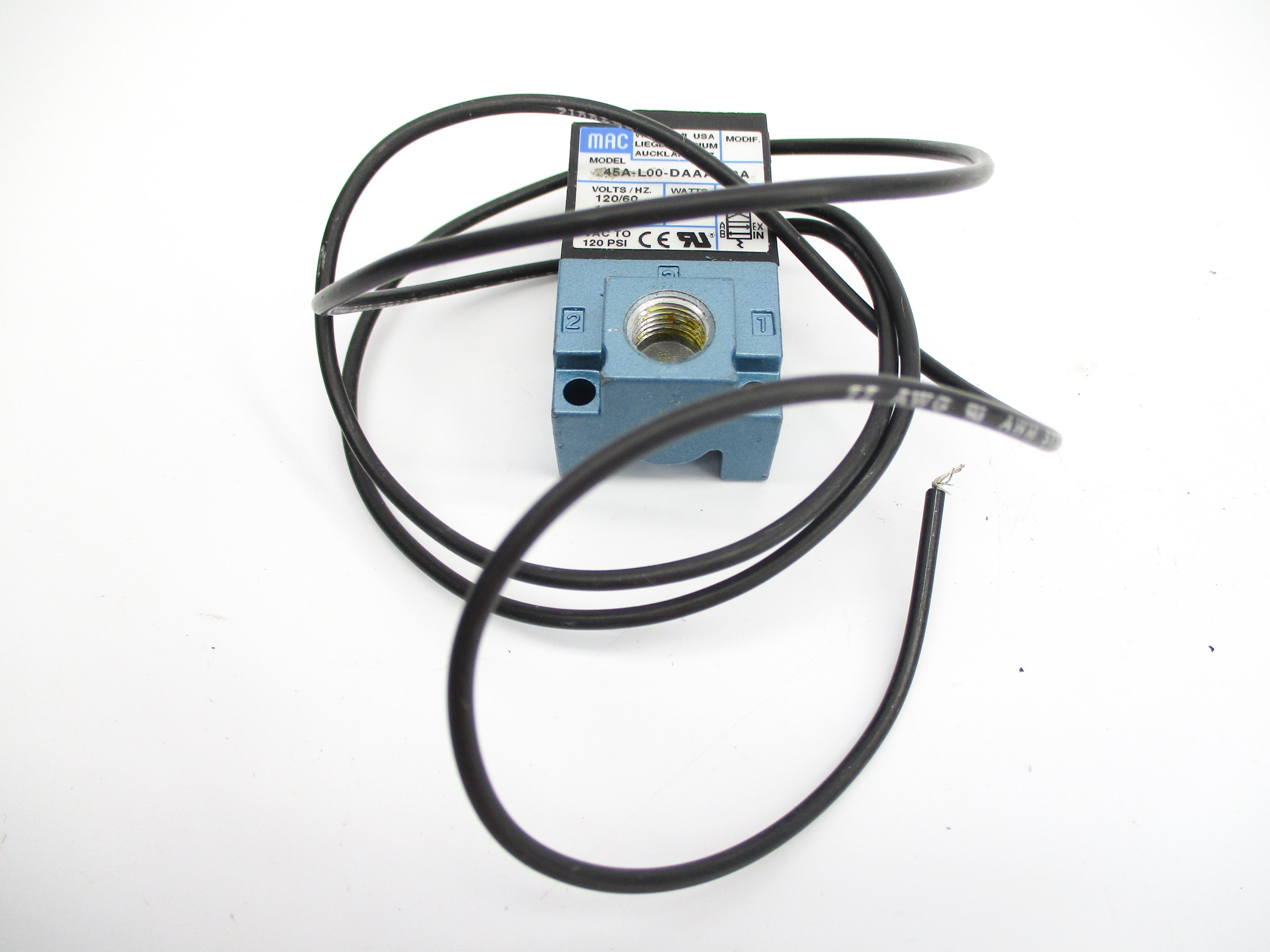 MAC 45A-L00-DAAA-1BA 120PSI 110/120V NSNP